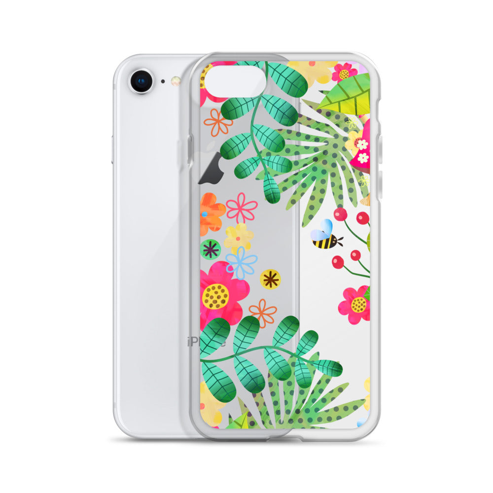 Clear Case for iPhone® Enchanted Forest Design III