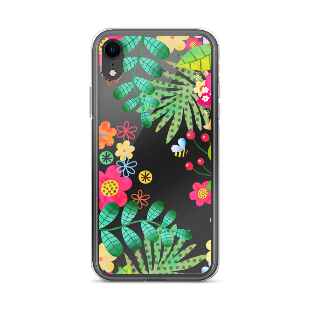 Clear Case for iPhone® Enchanted Forest Design III