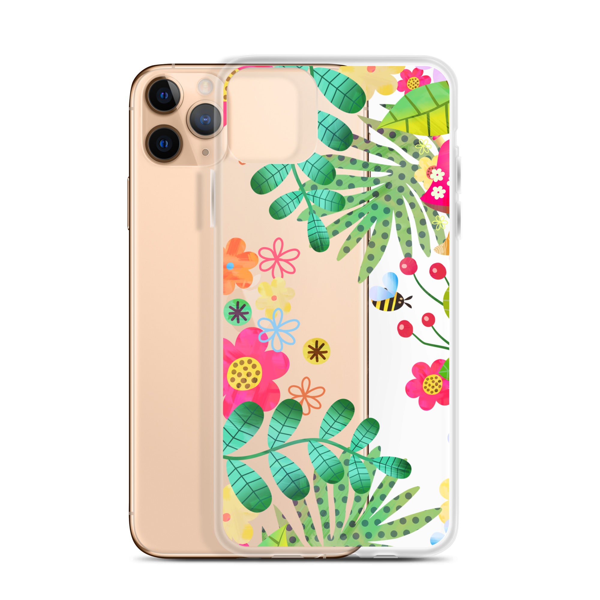 Clear Case for iPhone® Enchanted Forest Design III