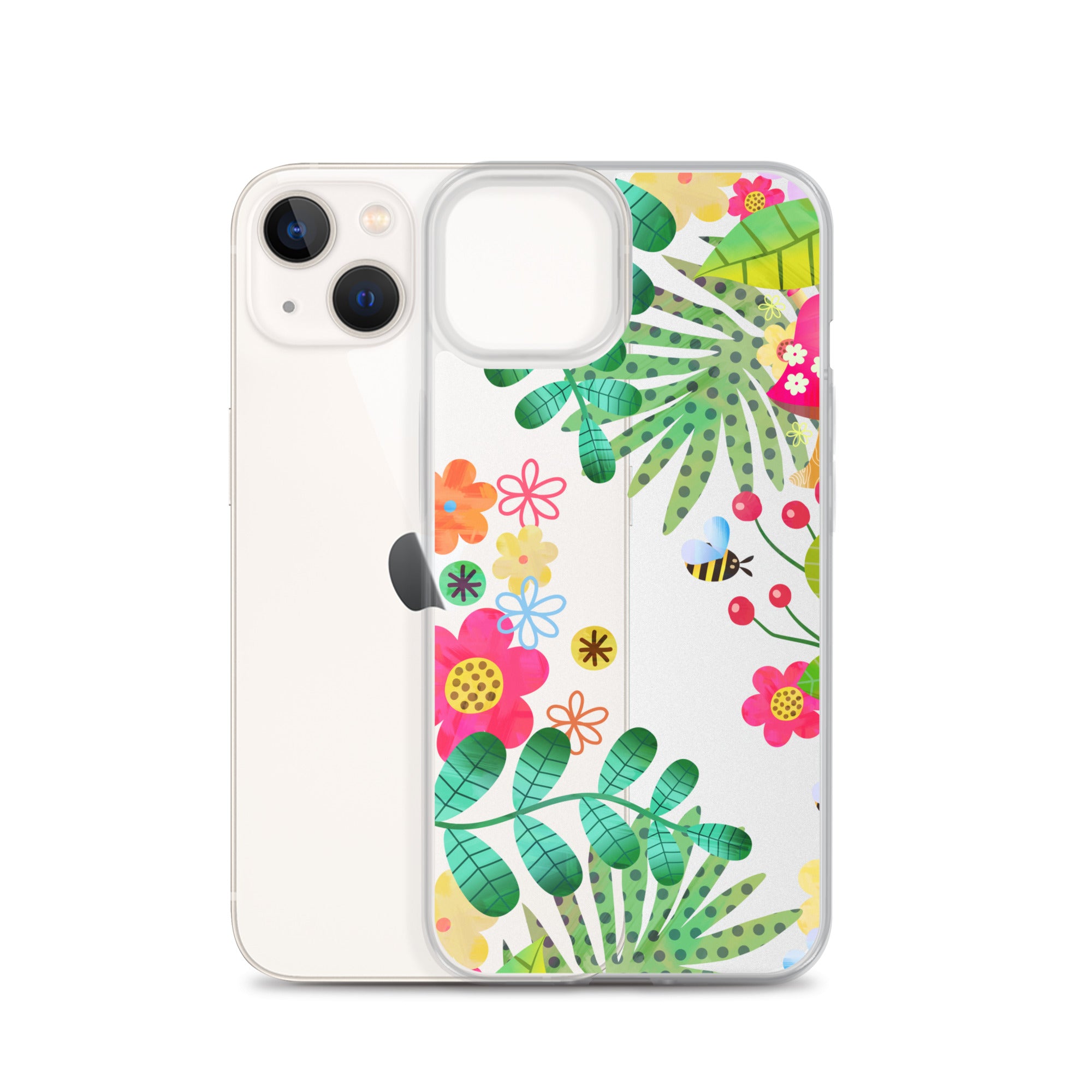 Clear Case for iPhone® Enchanted Forest Design III