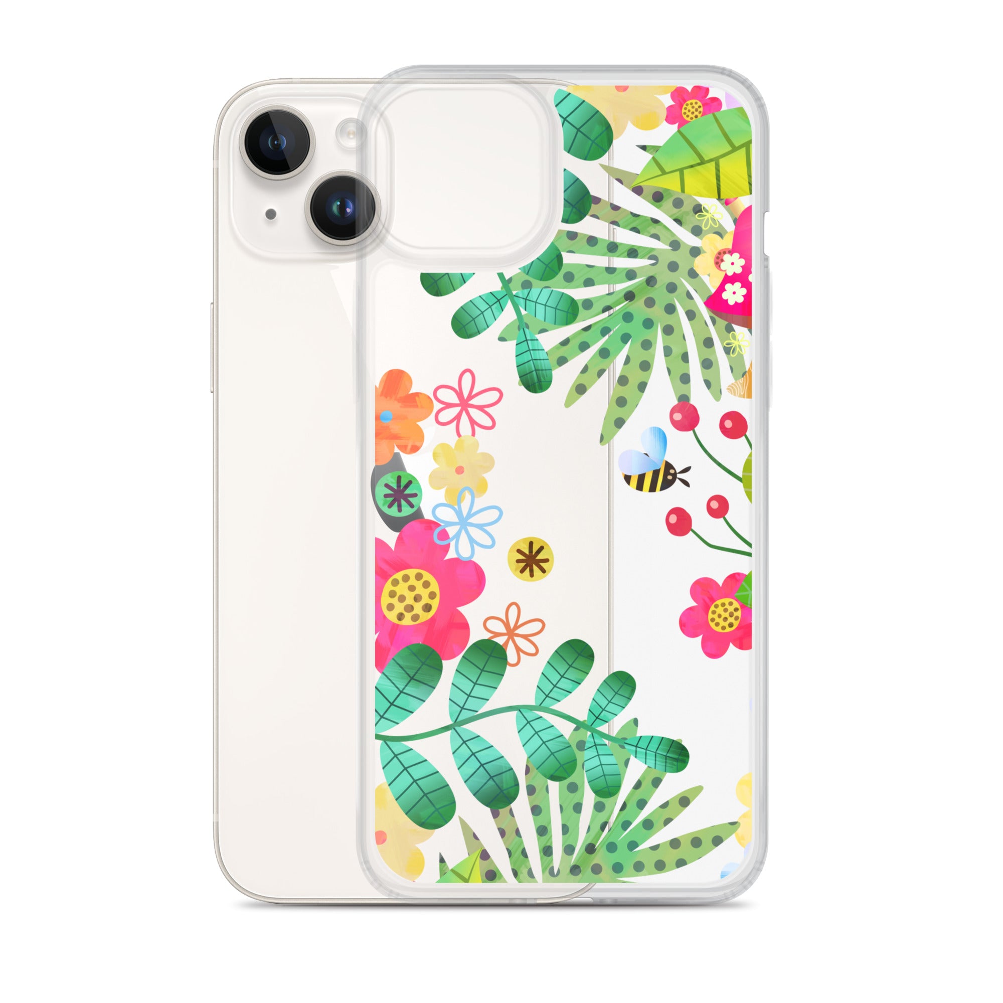 Clear Case for iPhone® Enchanted Forest Design III