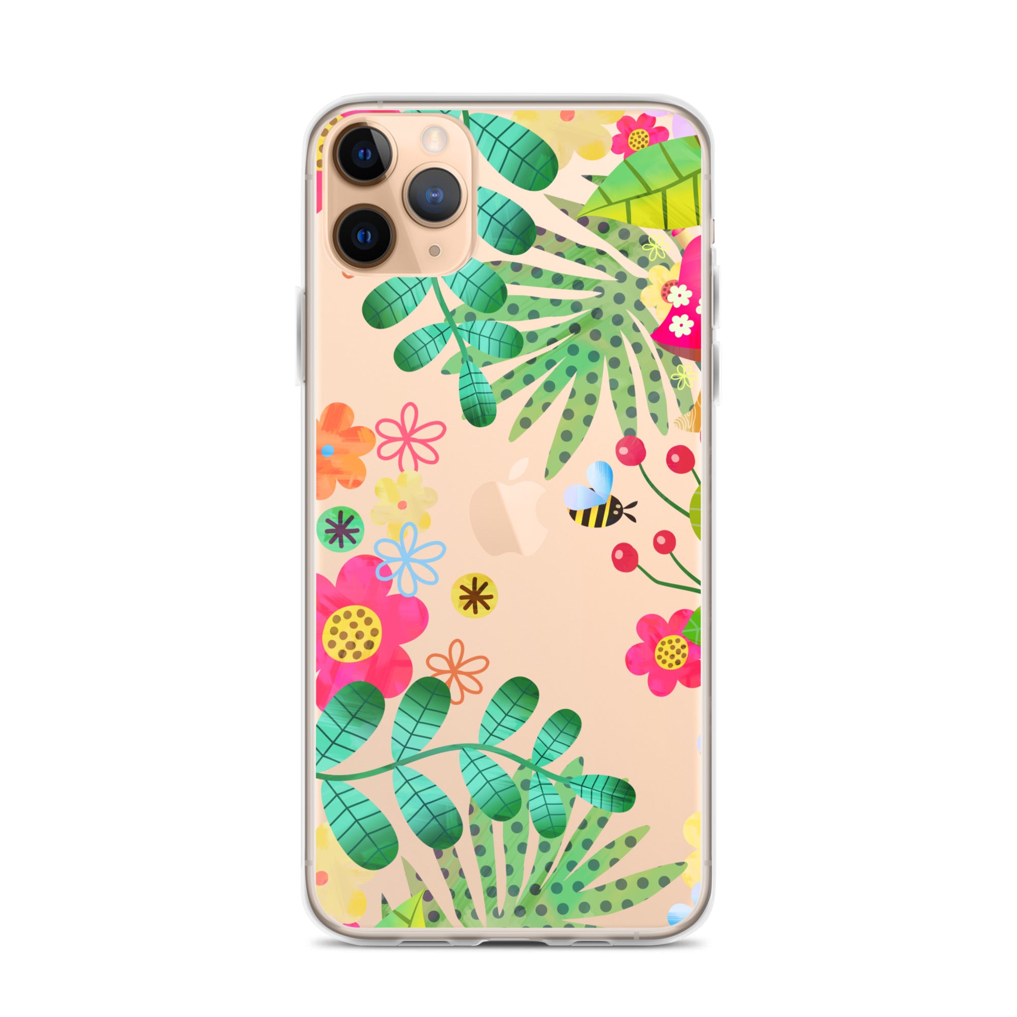Clear Case for iPhone® Enchanted Forest Design III