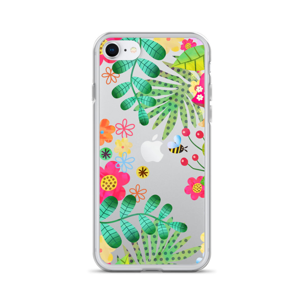 Clear Case for iPhone® Enchanted Forest Design III