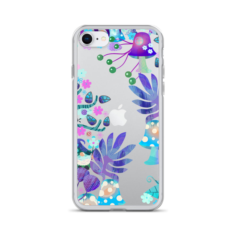 Clear Case for iPhone® Enchanted Forest Design IV