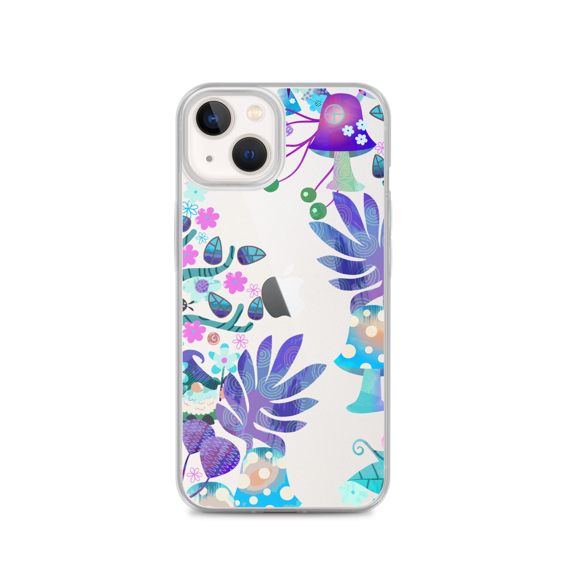 Clear Case for iPhone® Enchanted Forest Design IV