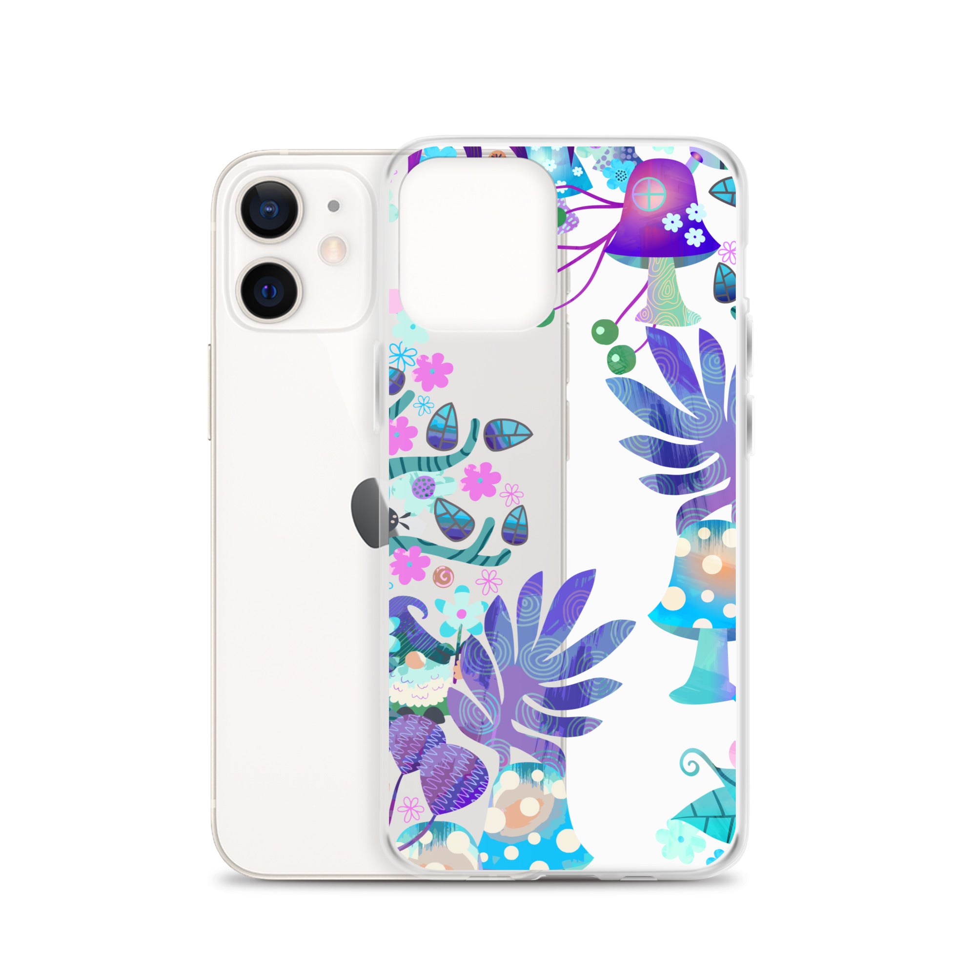 Clear Case for iPhone® Enchanted Forest Design IV