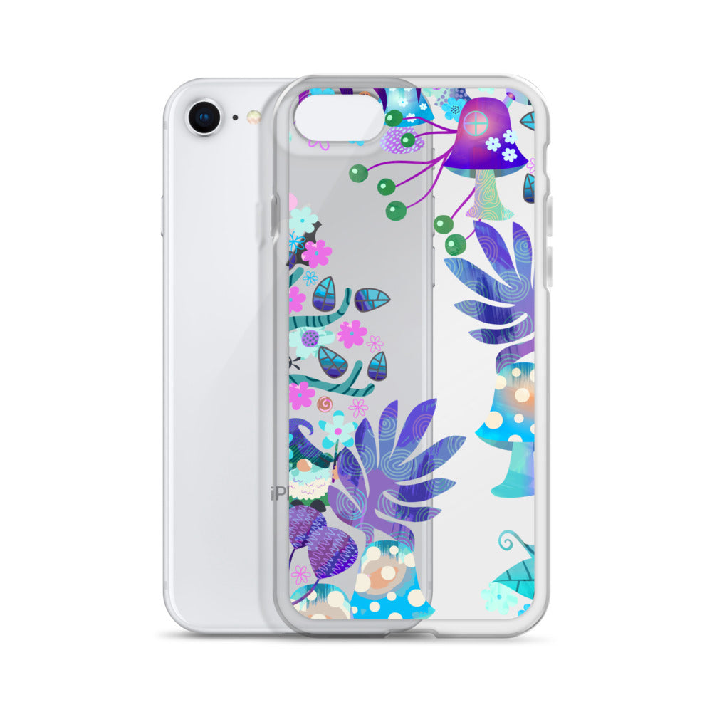 Clear Case for iPhone® Enchanted Forest Design IV