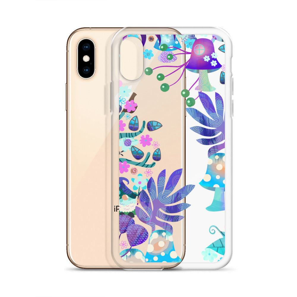 Clear Case for iPhone® Enchanted Forest Design IV