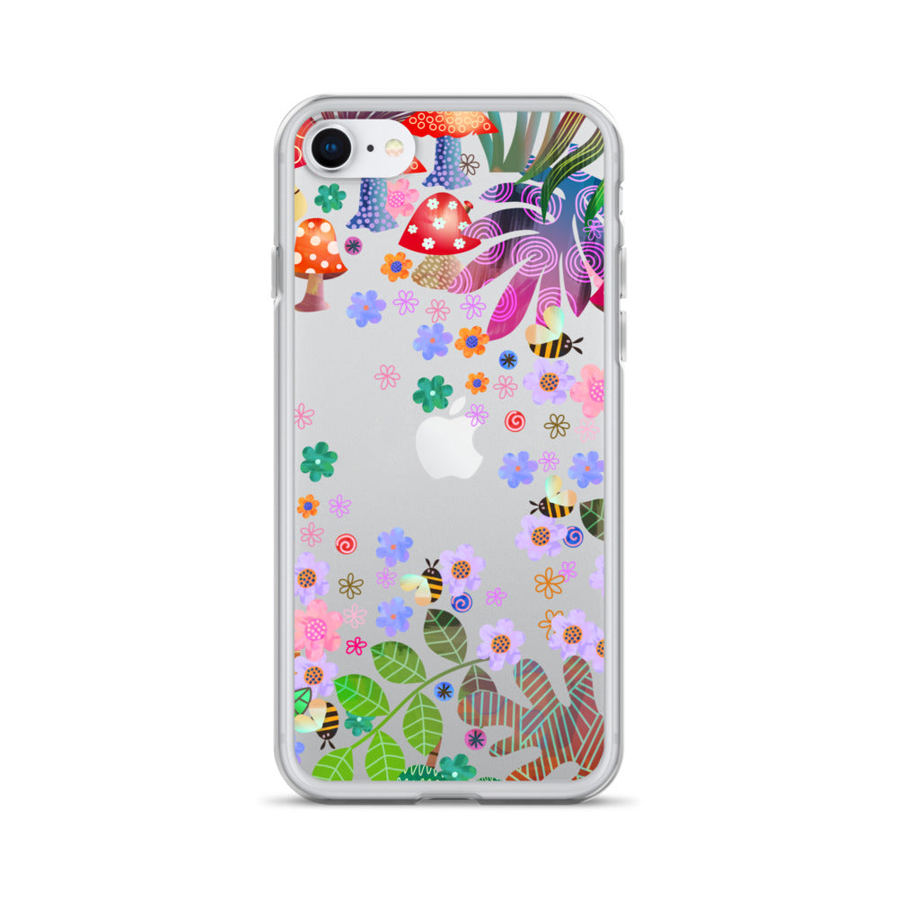 Clear Case for iPhone® Enchanted Forest Design V