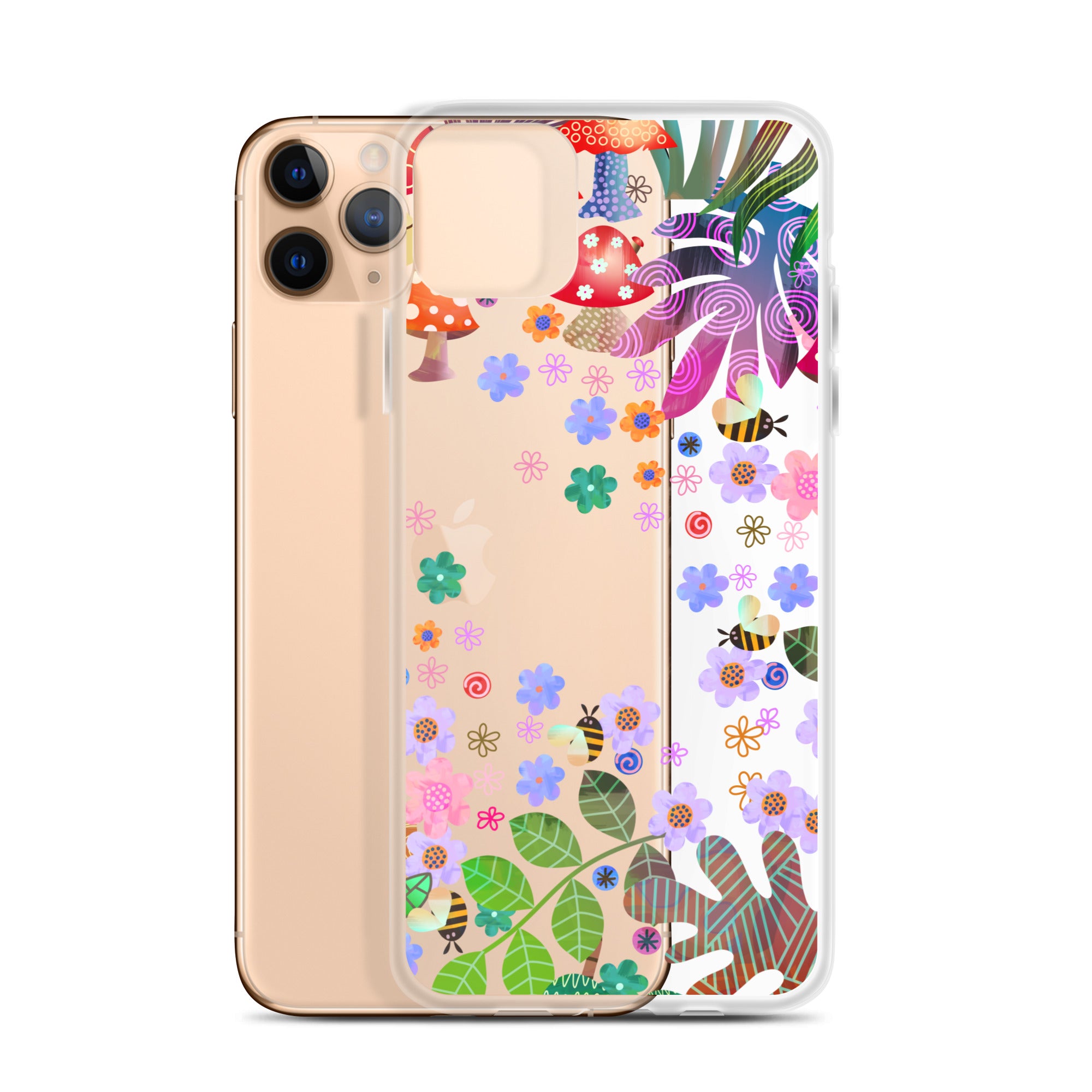 Clear Case for iPhone® Enchanted Forest Design V