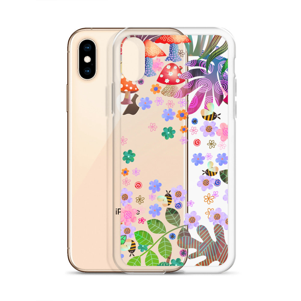 Clear Case for iPhone® Enchanted Forest Design V