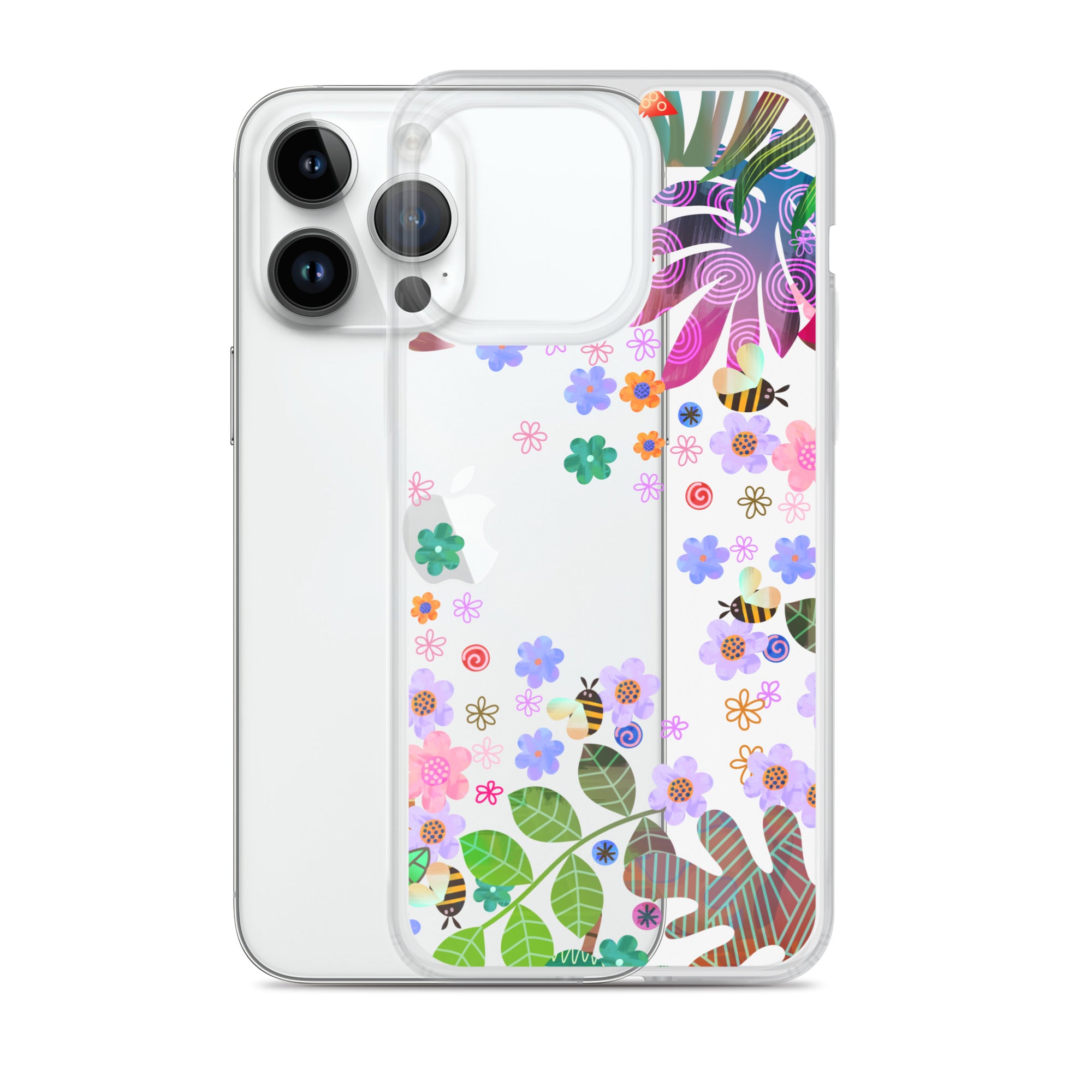 Clear Case for iPhone® Enchanted Forest Design V