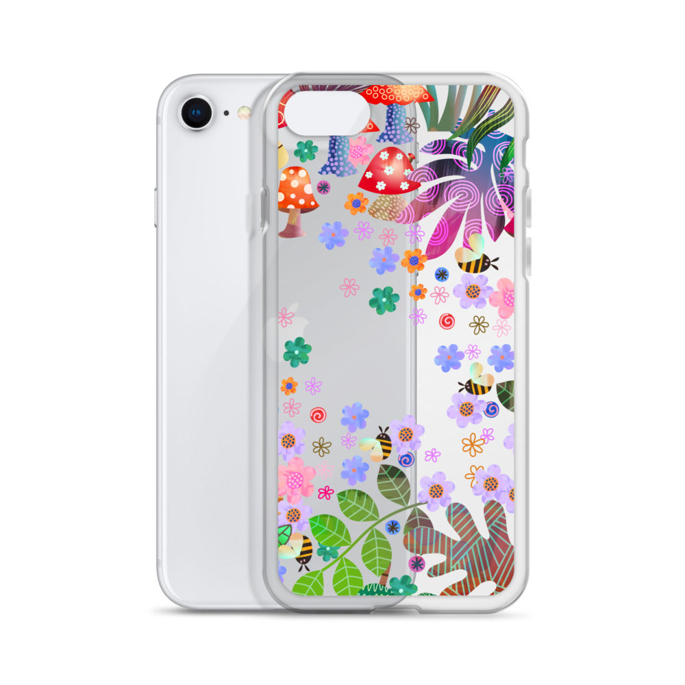 Clear Case for iPhone® Enchanted Forest Design V