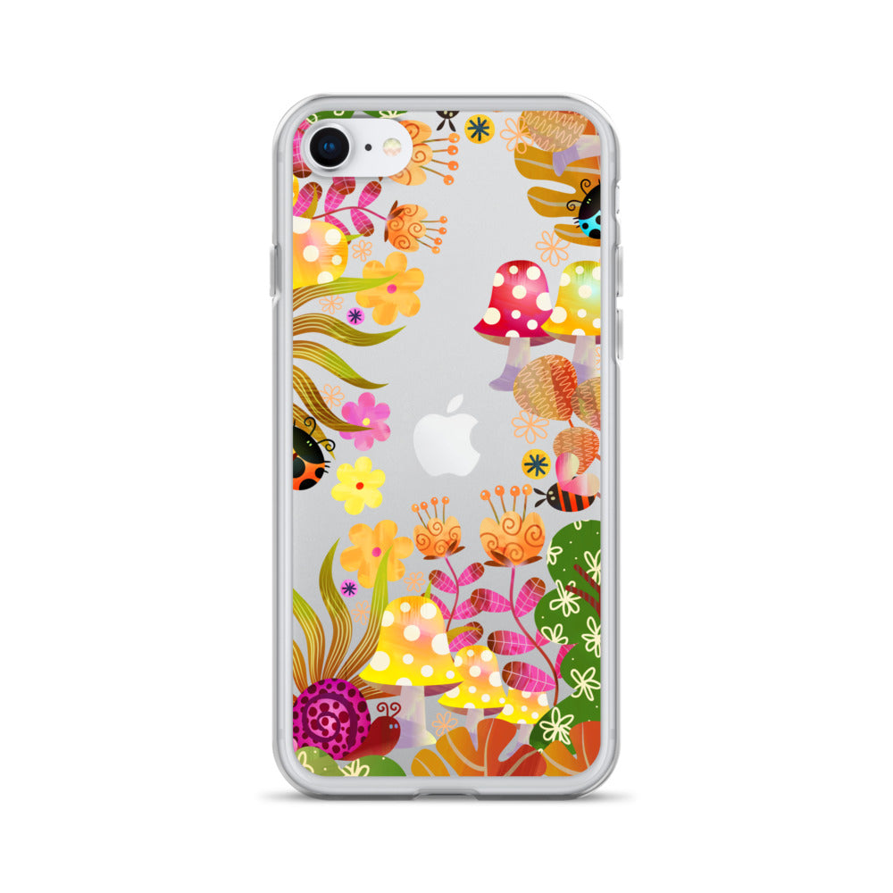 Clear Case for iPhone® Enchanted Forest Design VI
