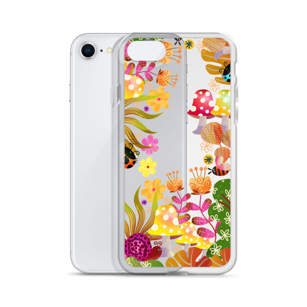 Clear Case for iPhone® Enchanted Forest Design VI