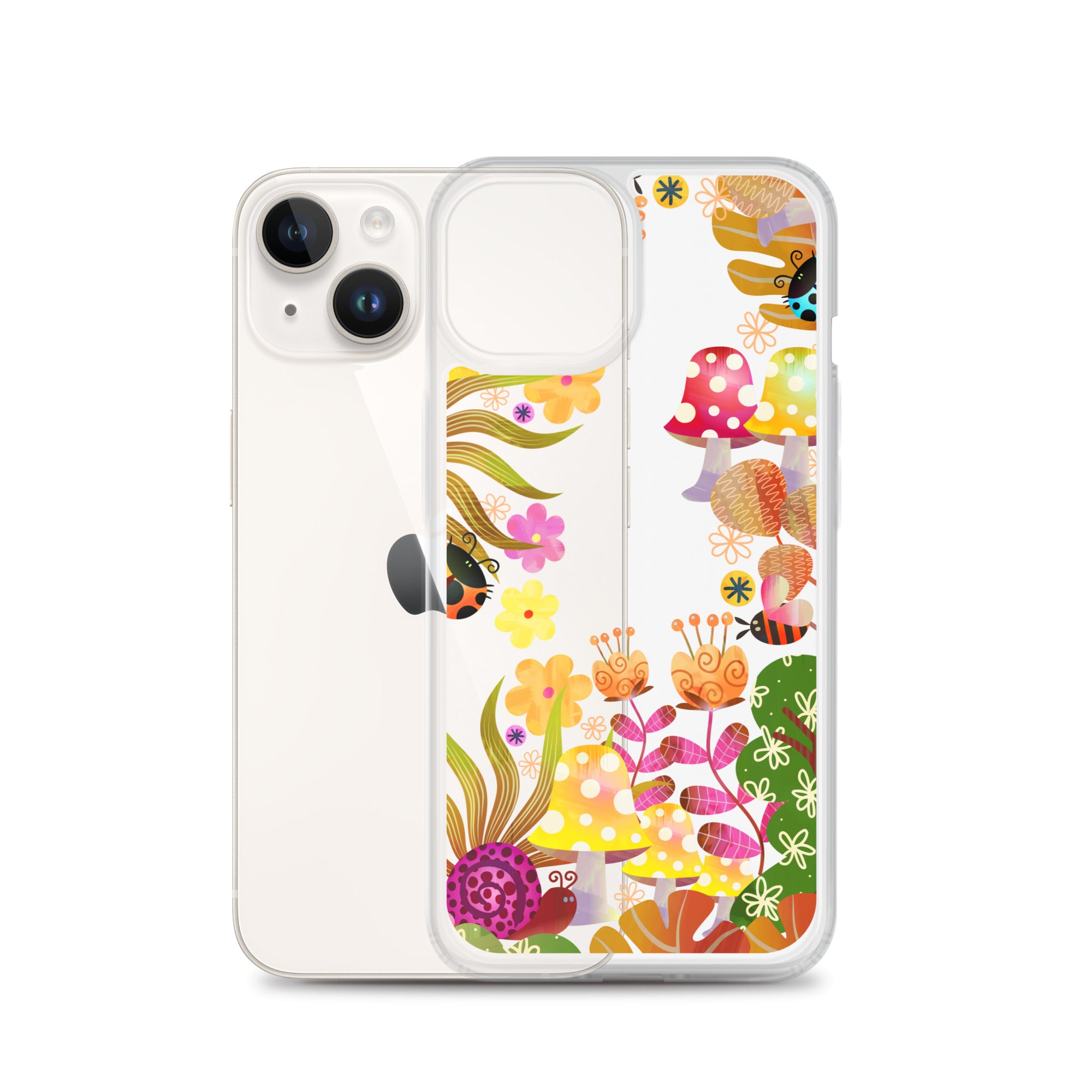 Clear Case for iPhone® Enchanted Forest Design VI