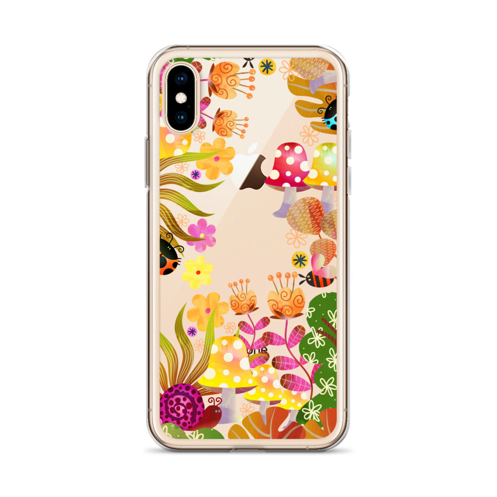 Clear Case for iPhone® Enchanted Forest Design VI