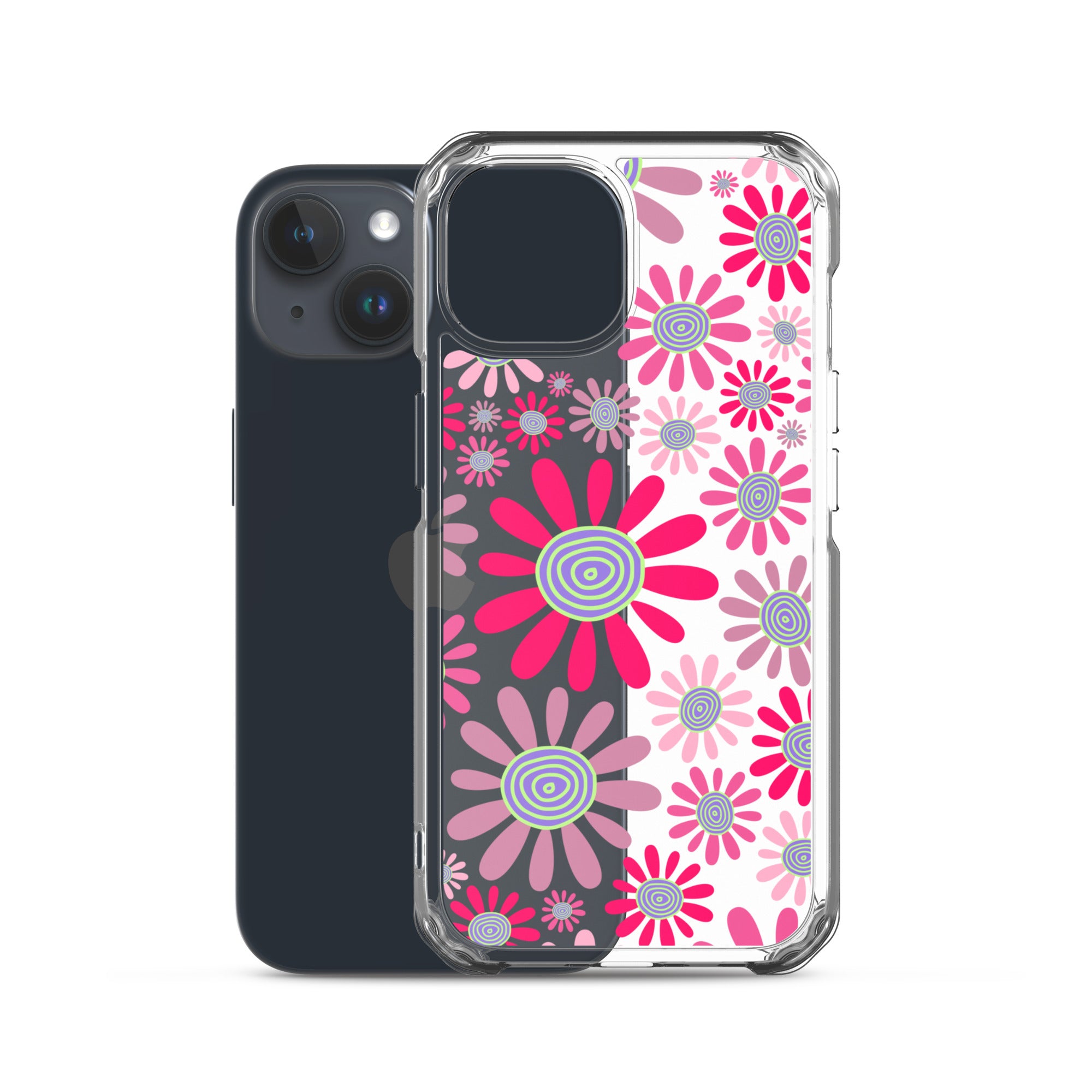 Clear Case for iPhone® Floral Daisy Design I