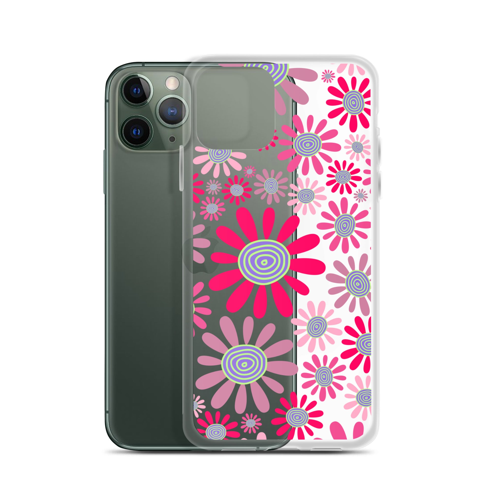 Clear Case for iPhone® Floral Daisy Design I