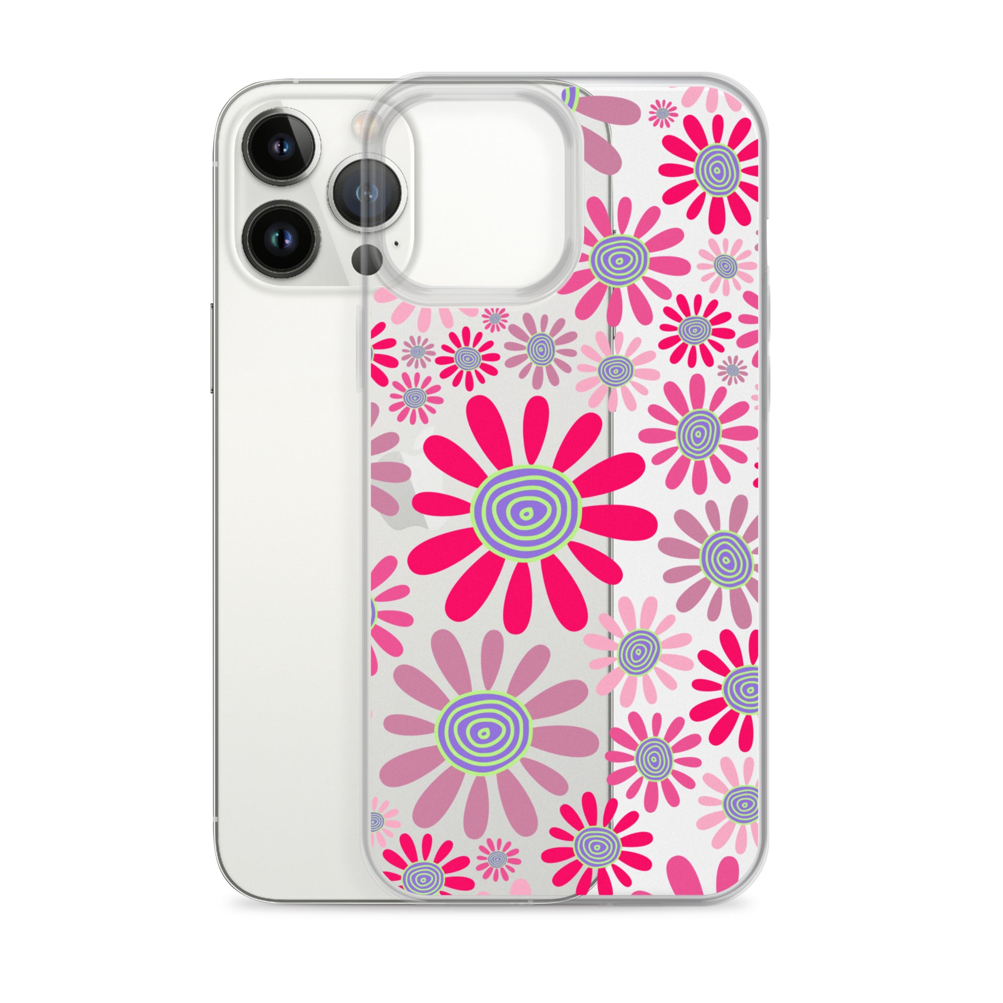 Clear Case for iPhone® Floral Daisy Design I