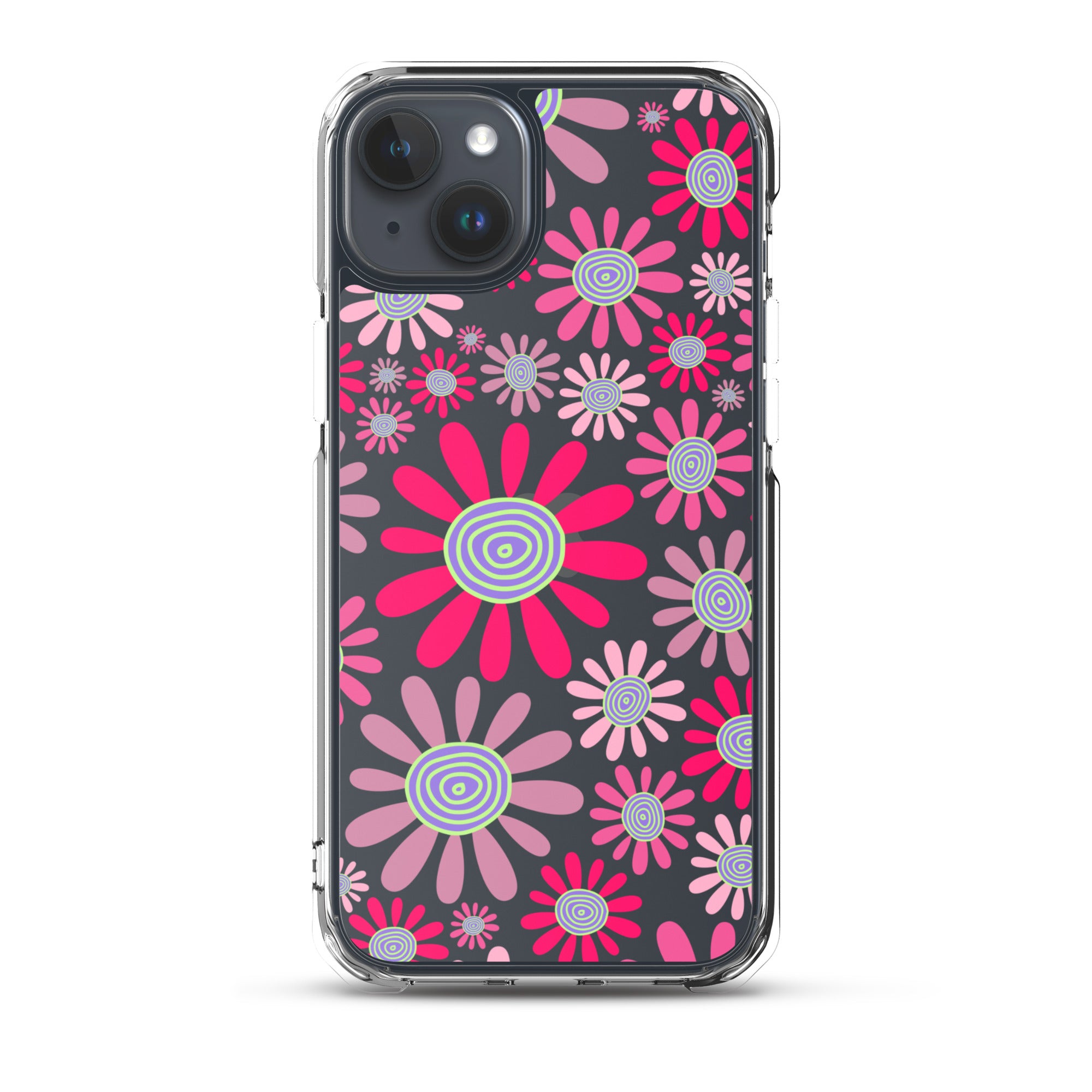 Clear Case for iPhone® Floral Daisy Design I