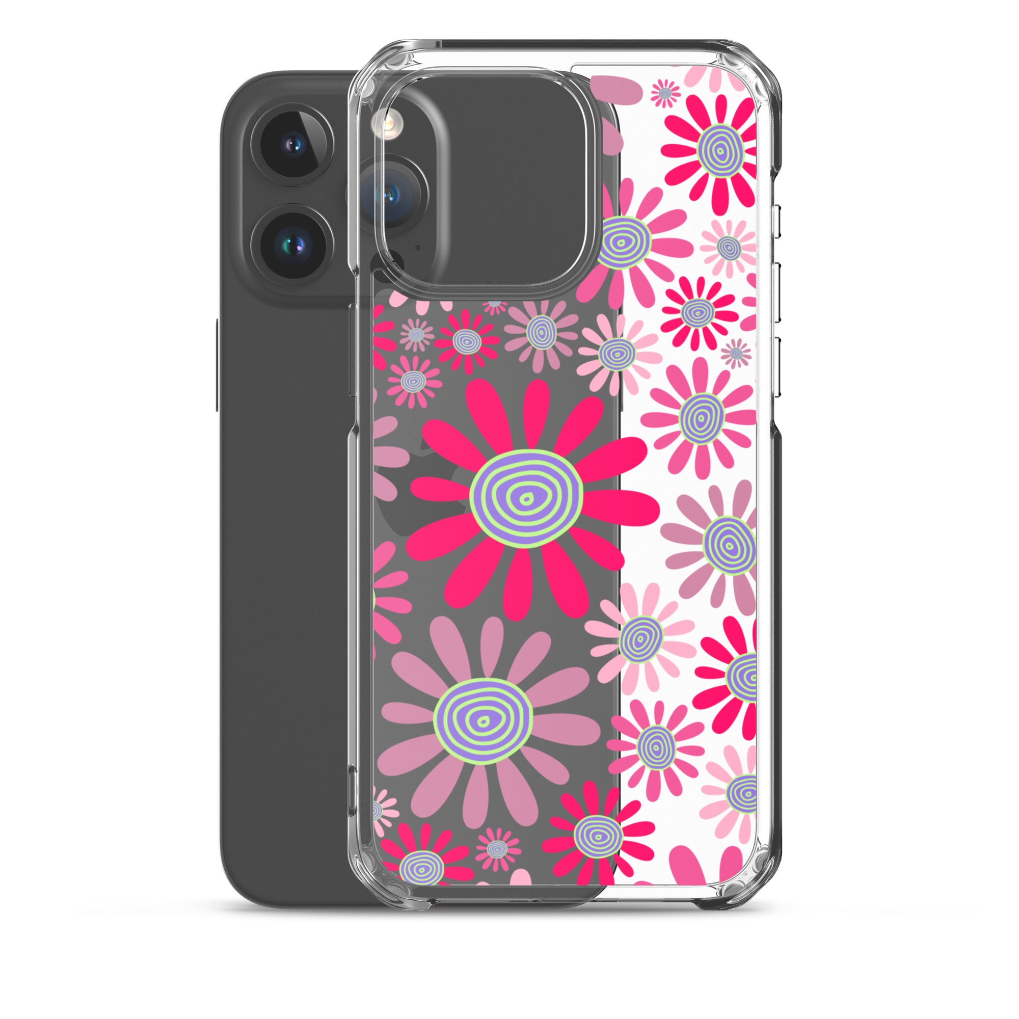 Clear Case for iPhone® Floral Daisy Design I