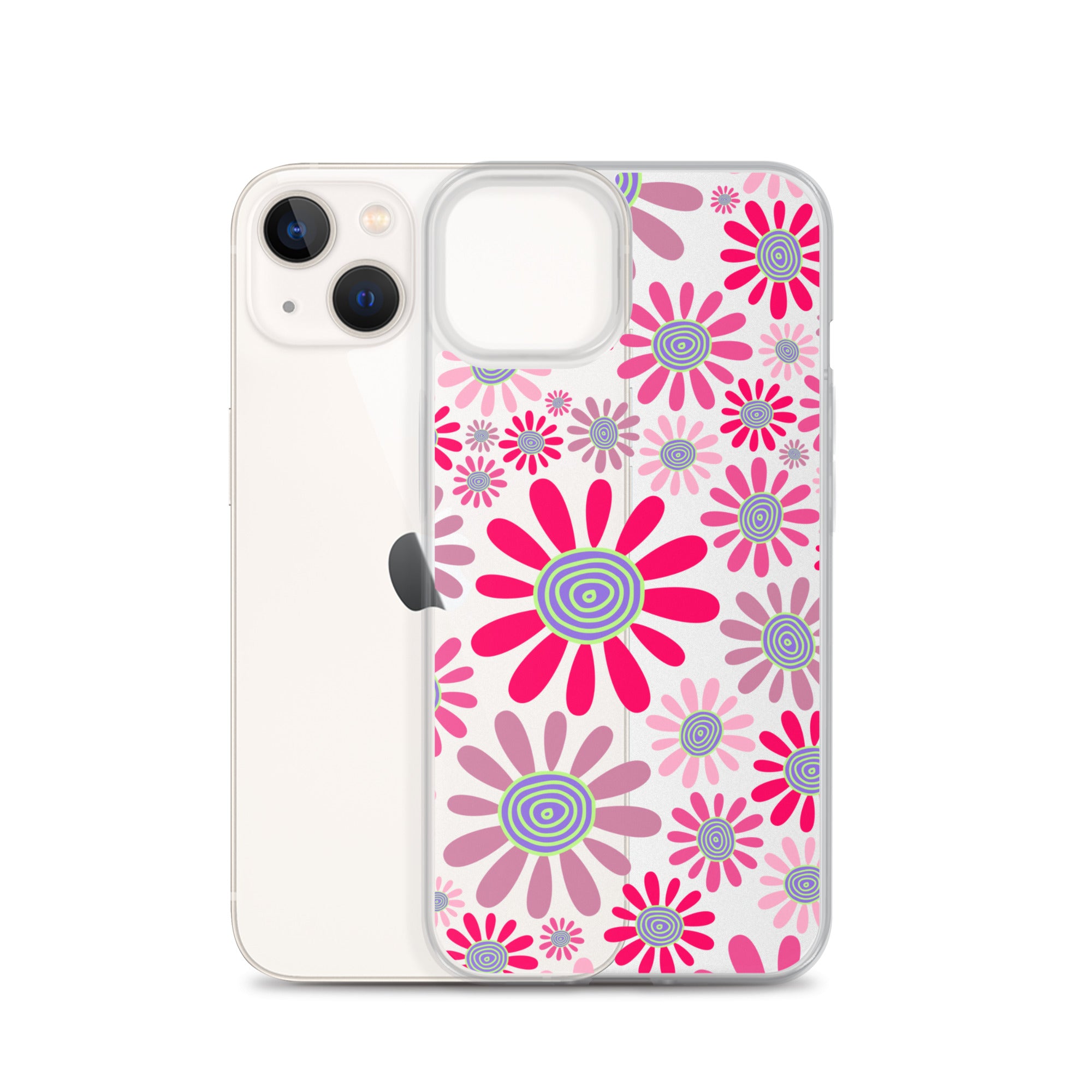 Clear Case for iPhone® Floral Daisy Design I