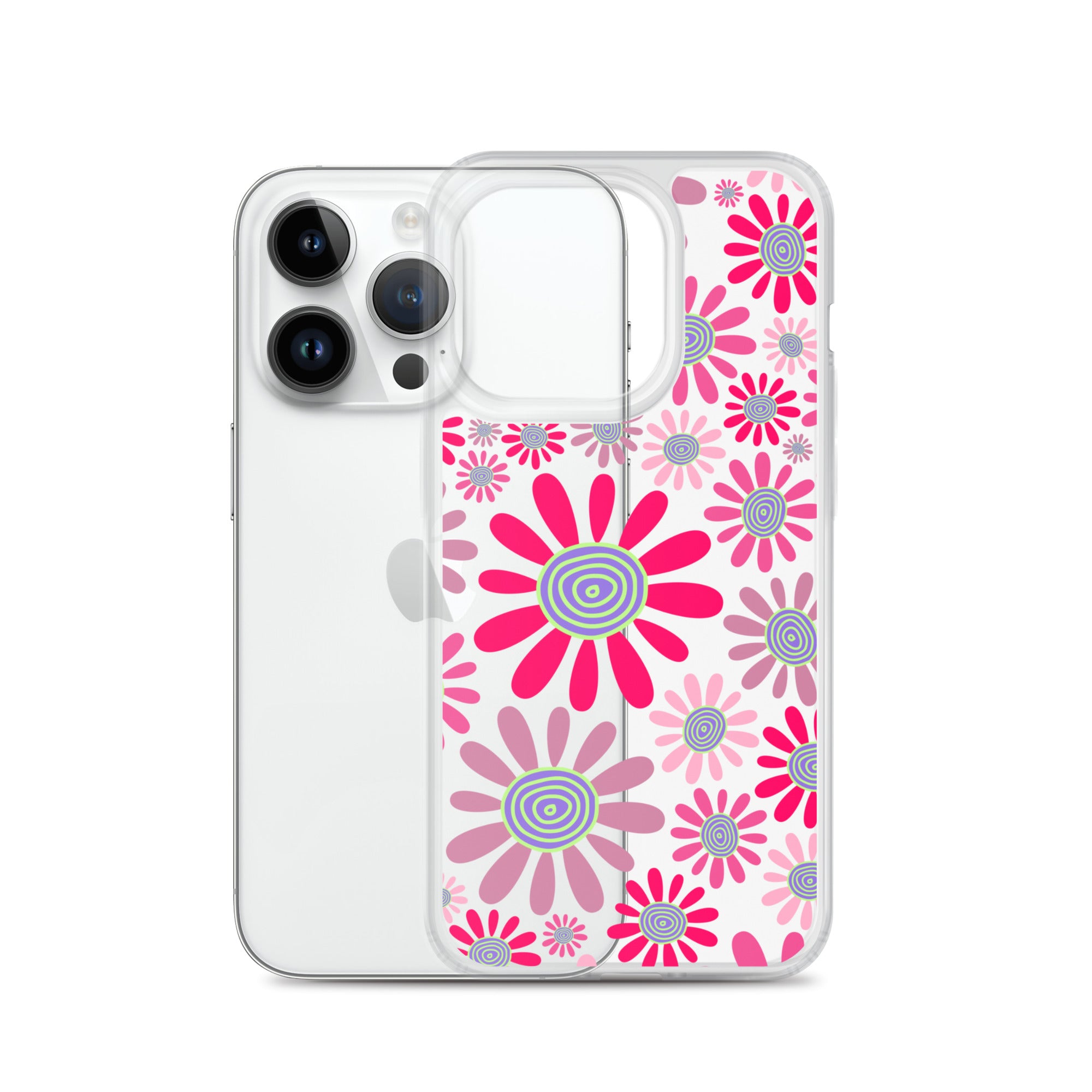 Clear Case for iPhone® Floral Daisy Design I