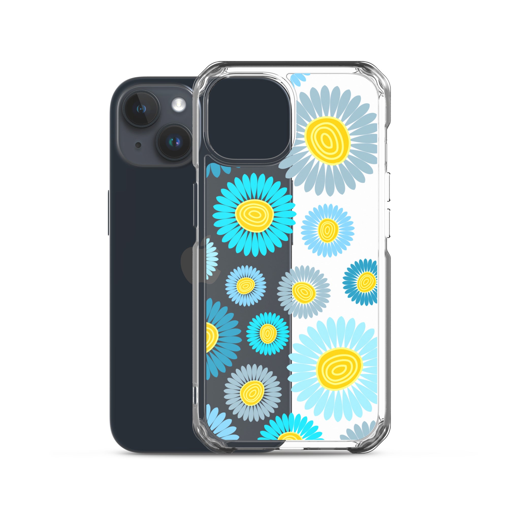 Clear Case for iPhone® Floral Daisy Design II