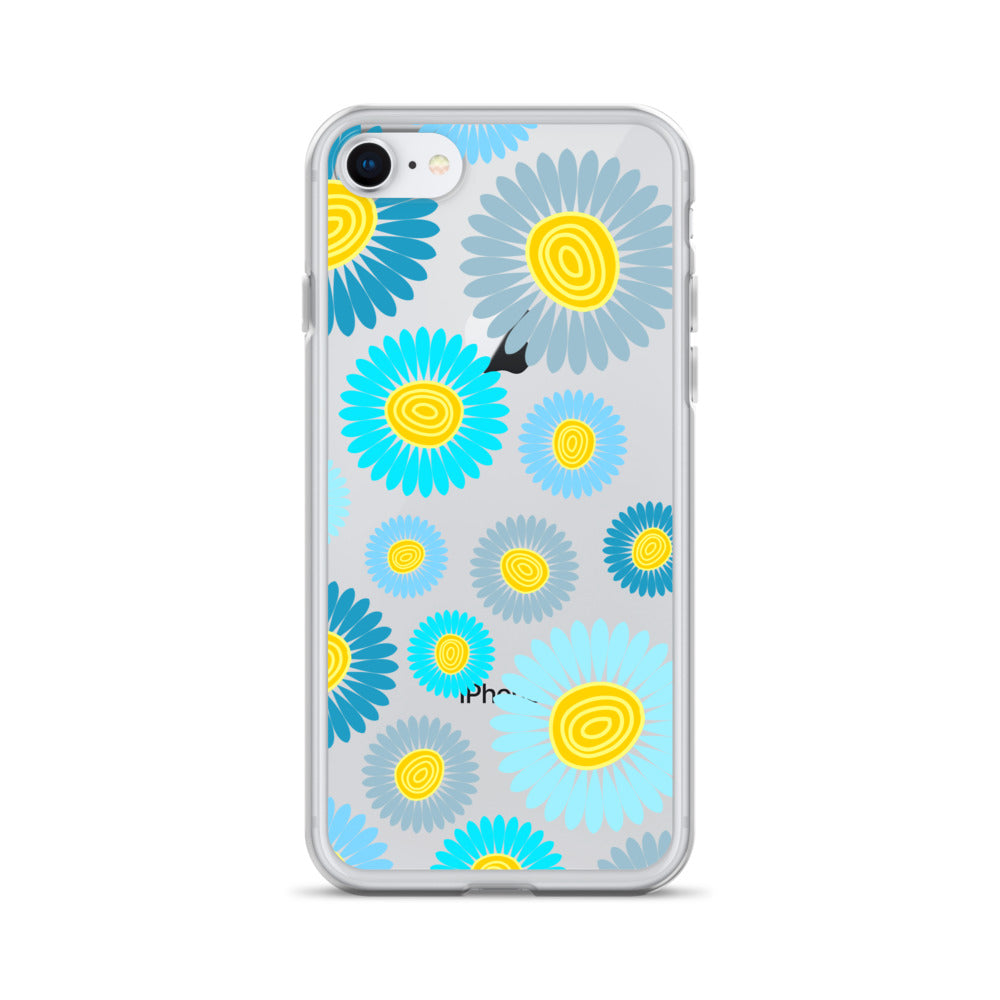 Clear Case for iPhone® Floral Daisy Design II