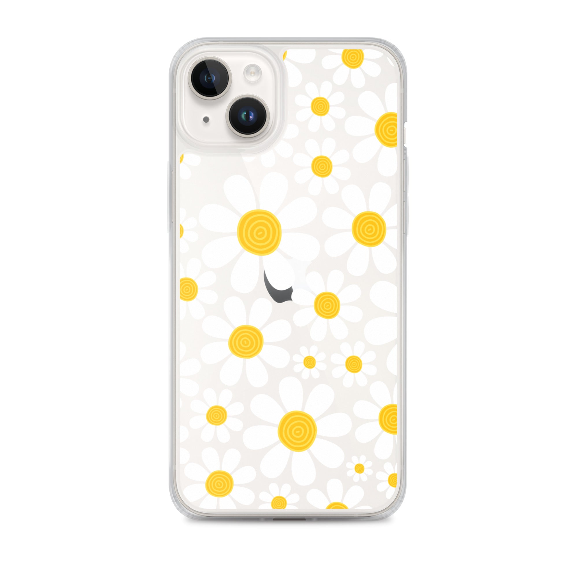 Clear Case for iPhone® Floral Daisy Design III