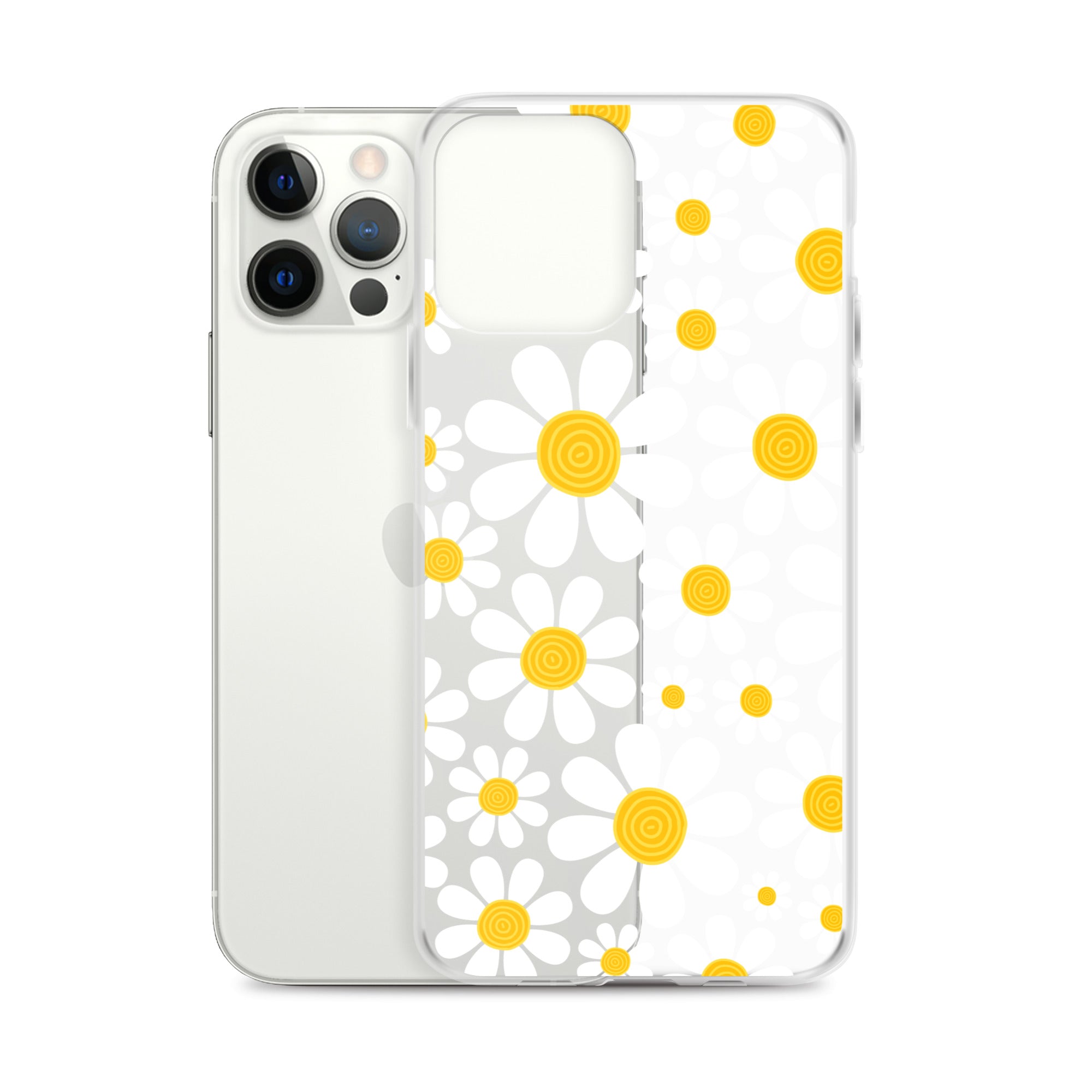 Clear Case for iPhone® Floral Daisy Design III