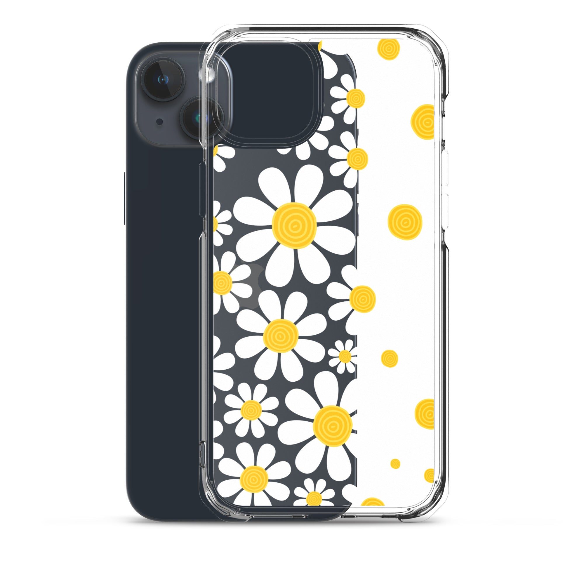 Clear Case for iPhone® Floral Daisy Design III