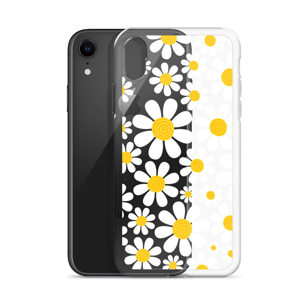 Clear Case for iPhone® Floral Daisy Design III