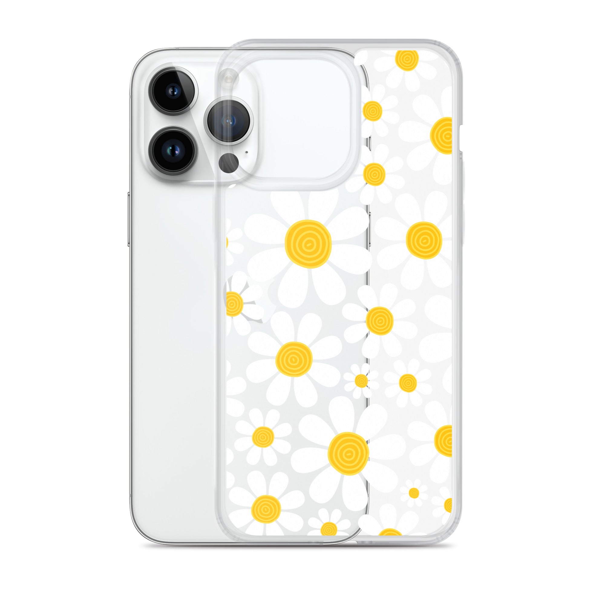 Clear Case for iPhone® Floral Daisy Design III