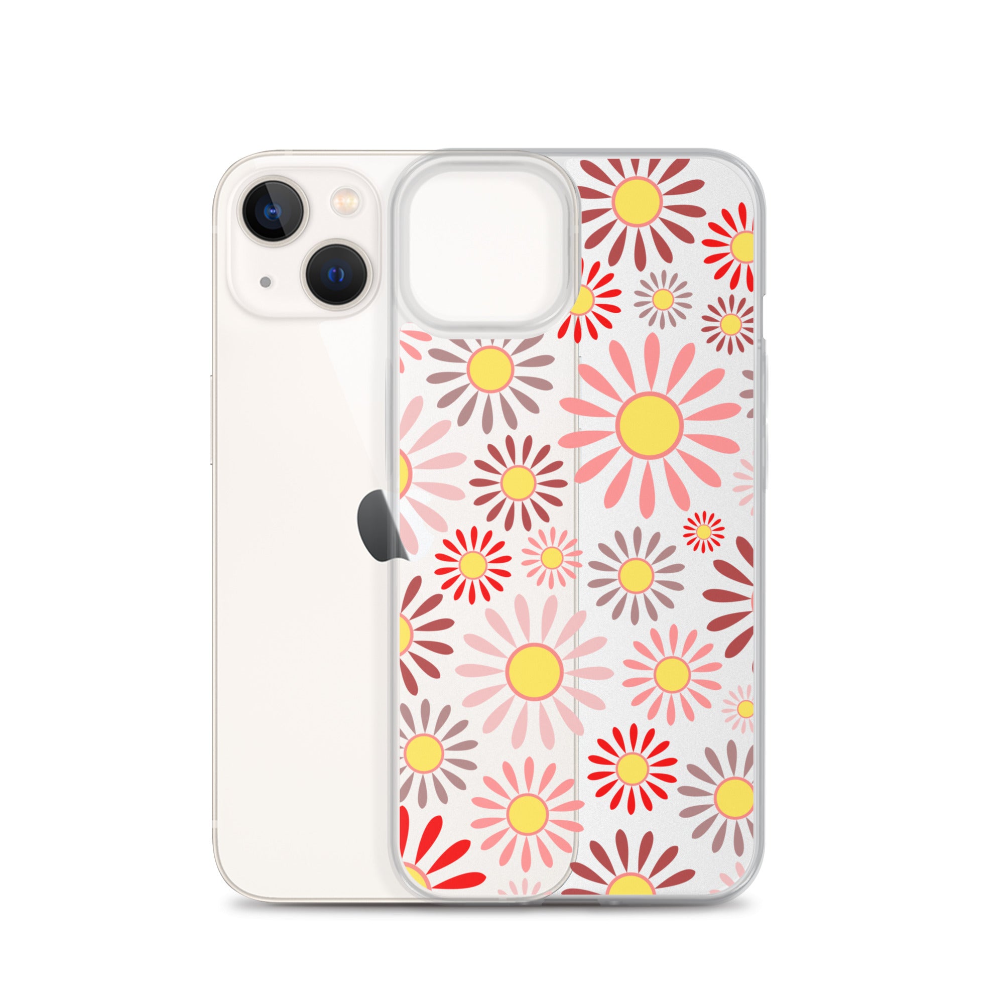 Clear Case for iPhone® Floral Daisy Design IV