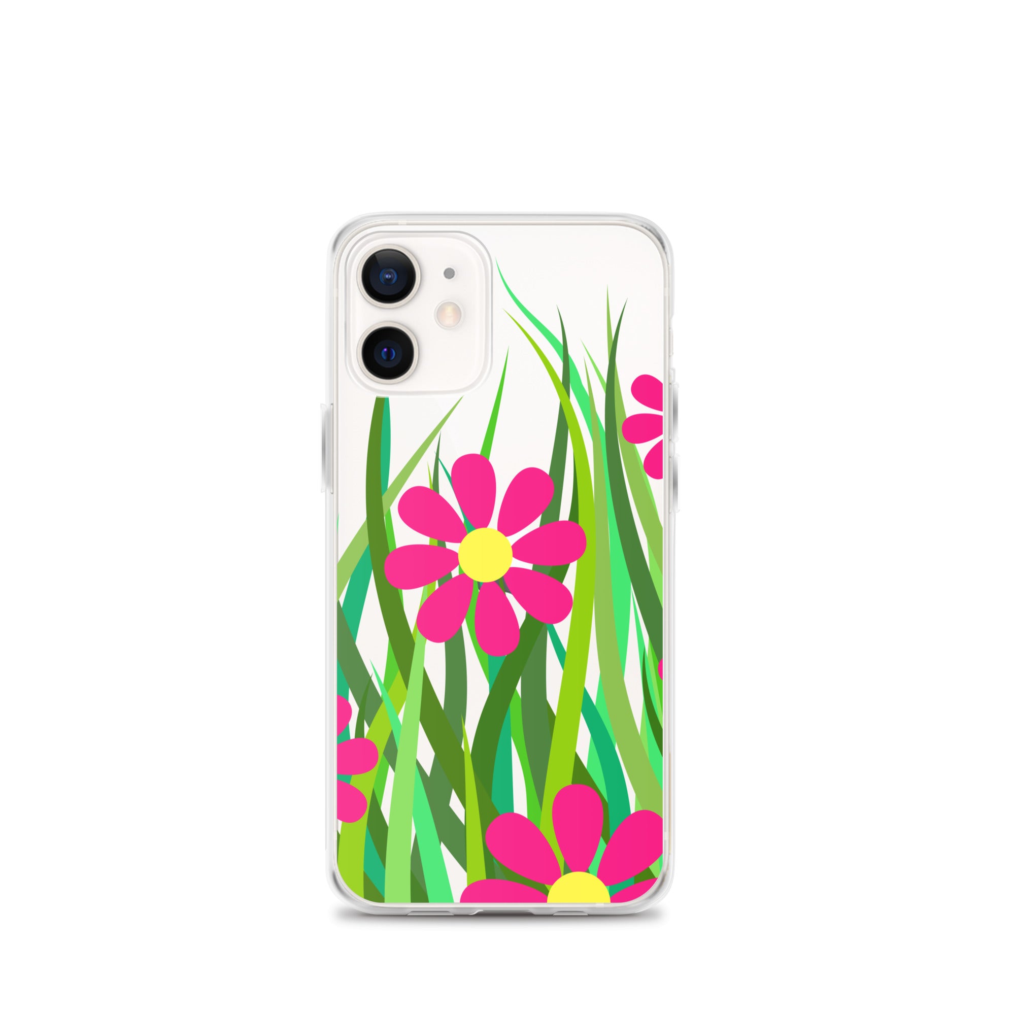Clear Case for iPhone® Floral Hedge Design I