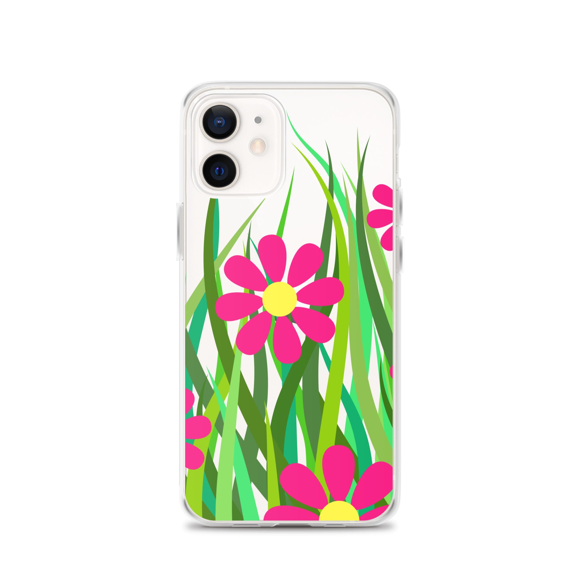 Clear Case for iPhone® Floral Hedge Design I