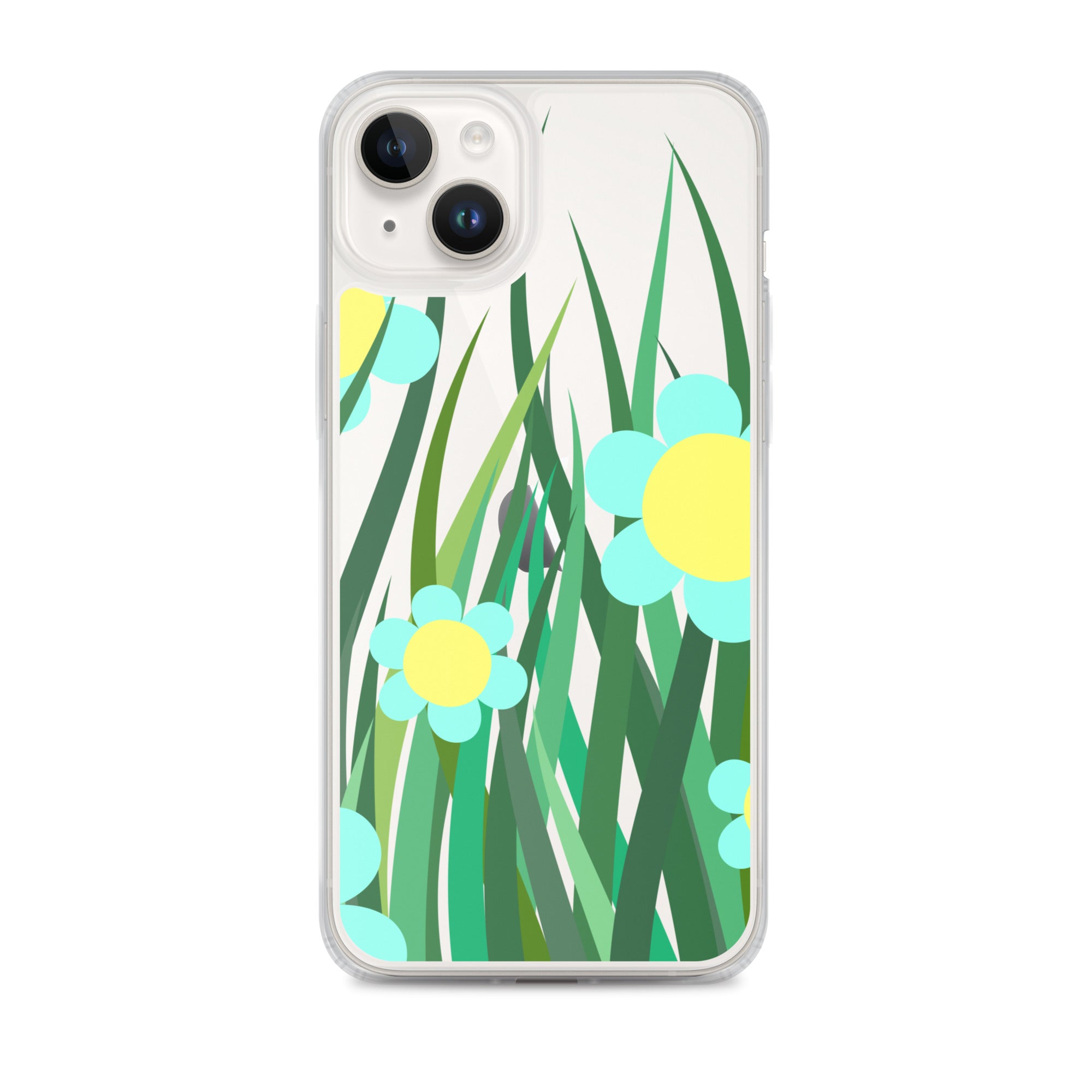 Clear Case for iPhone® Floral Hedge Design II