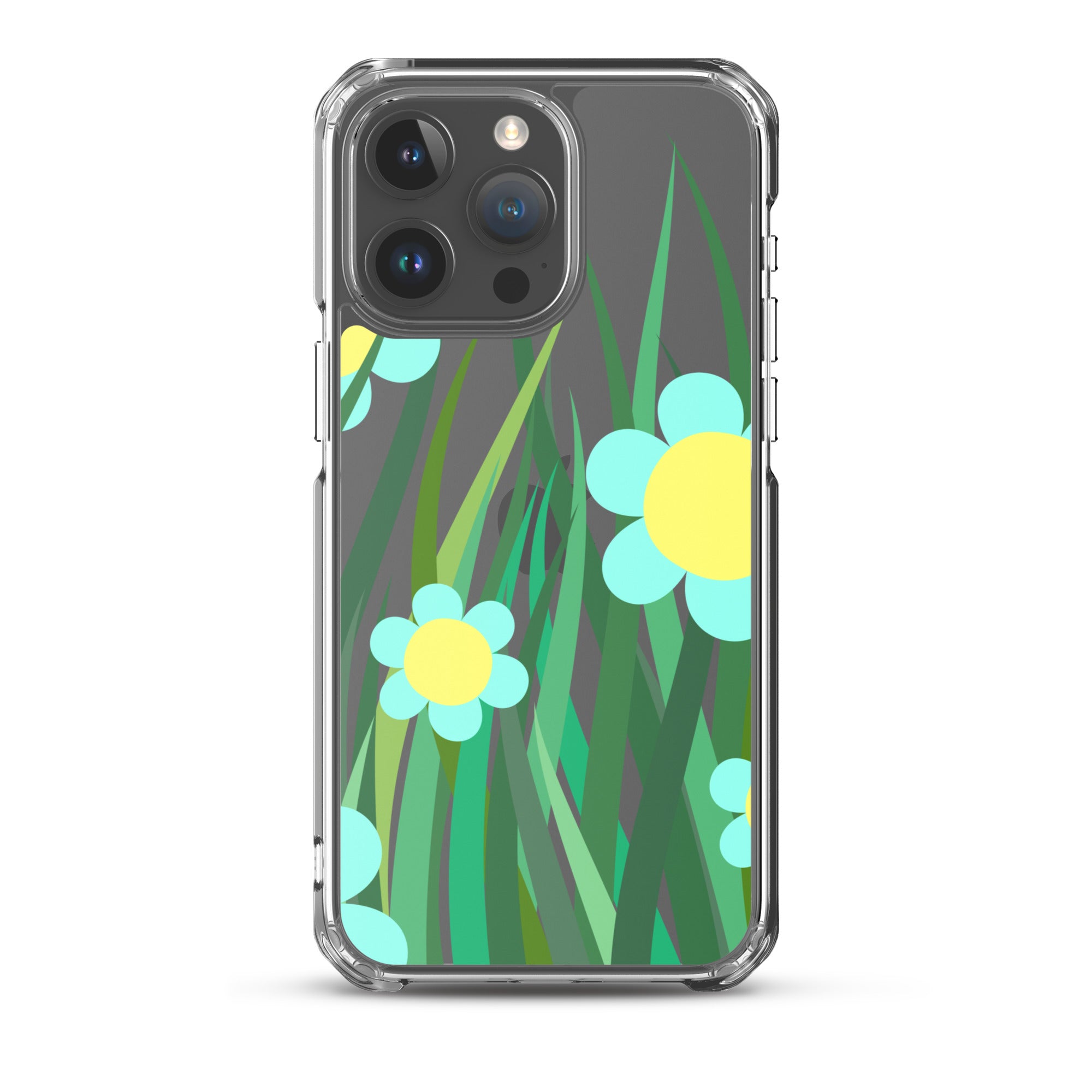 Clear Case for iPhone® Floral Hedge Design II