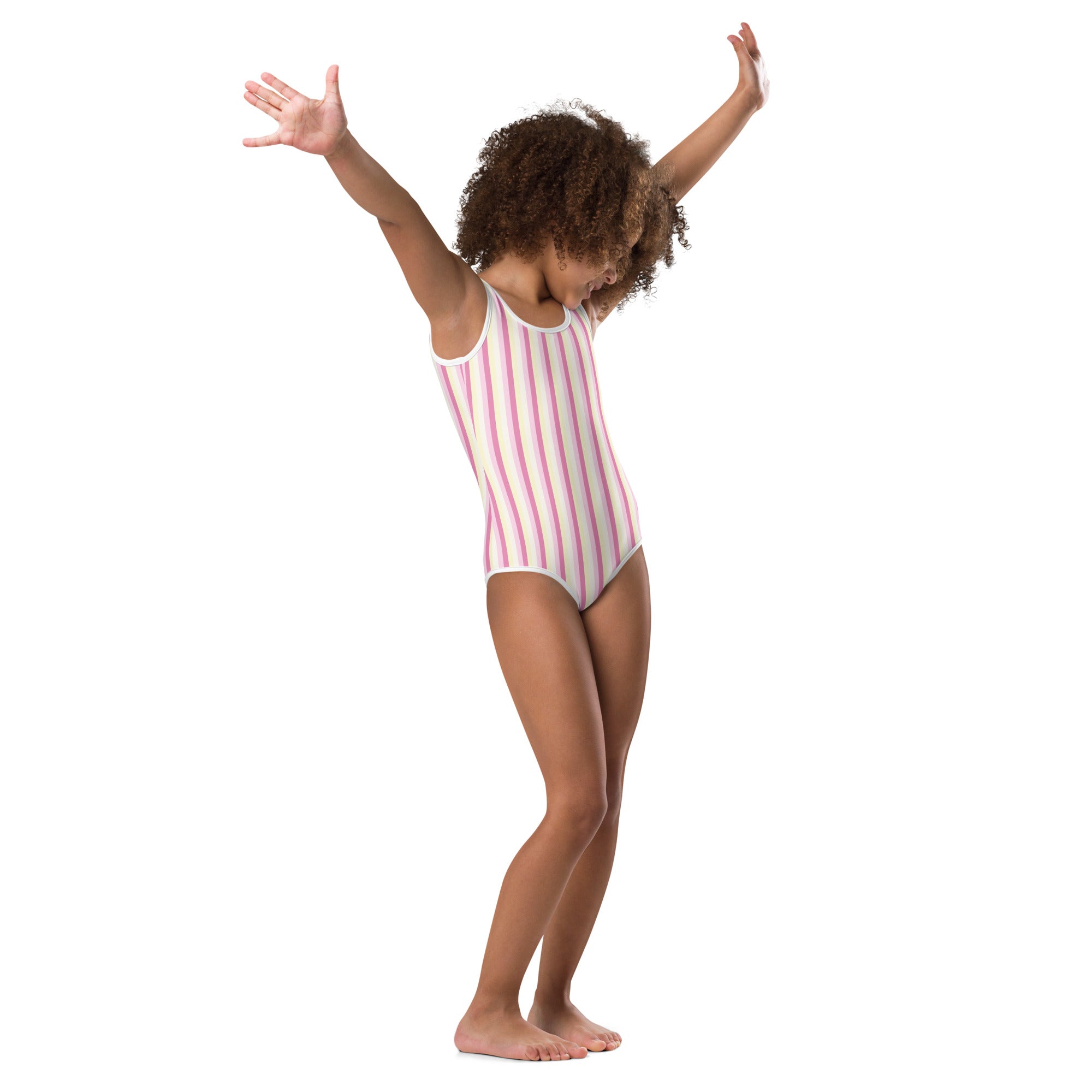 Colorful Striped Kids Swimsuit II