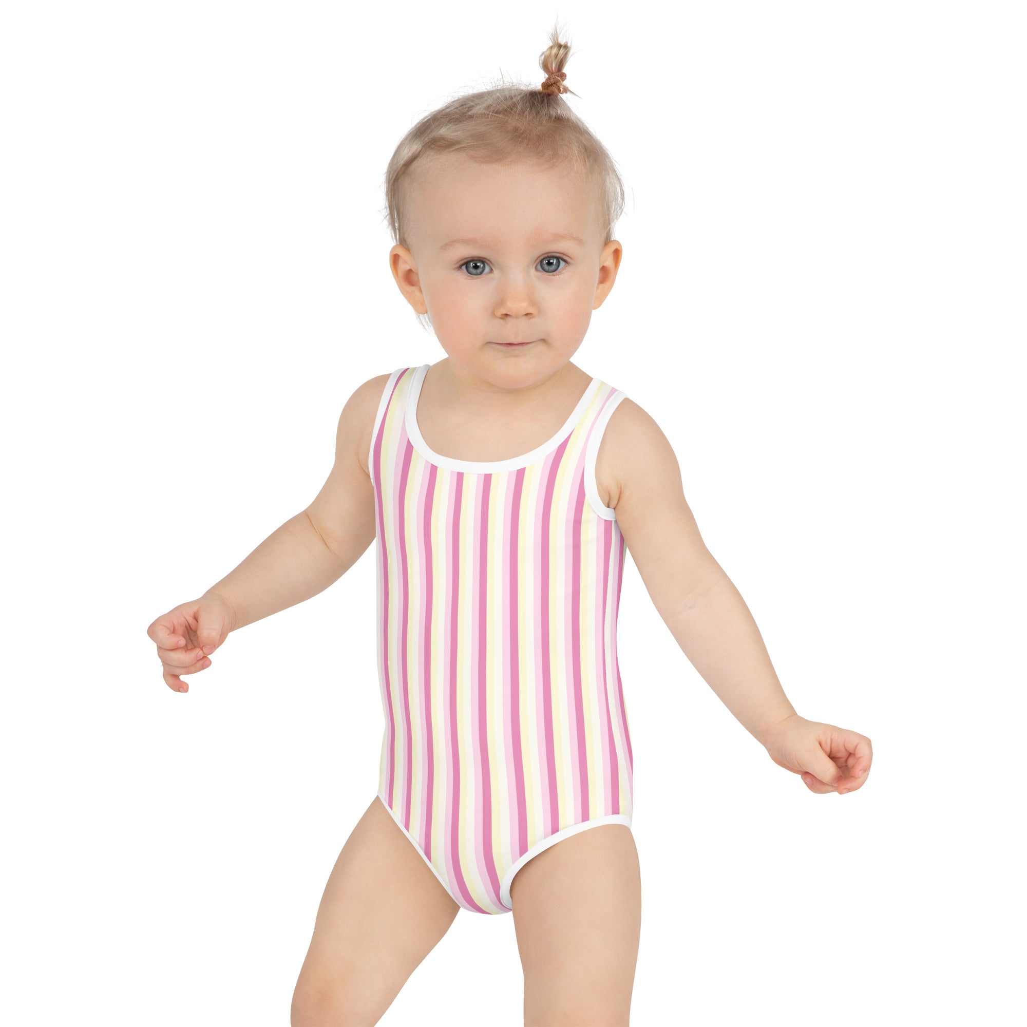 Colorful Striped Kids Swimsuit II