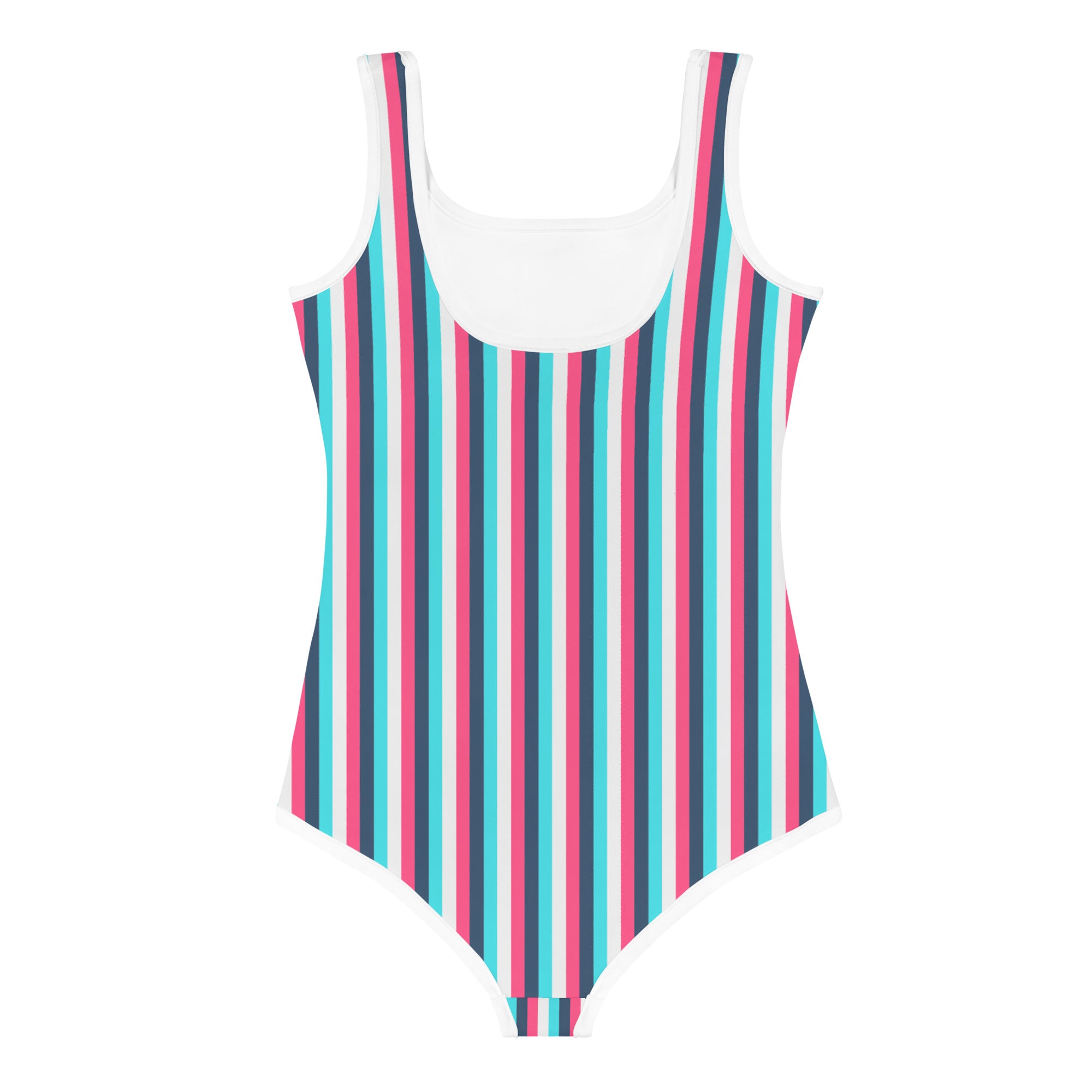 Colorful Striped Kids Swimsuit IV