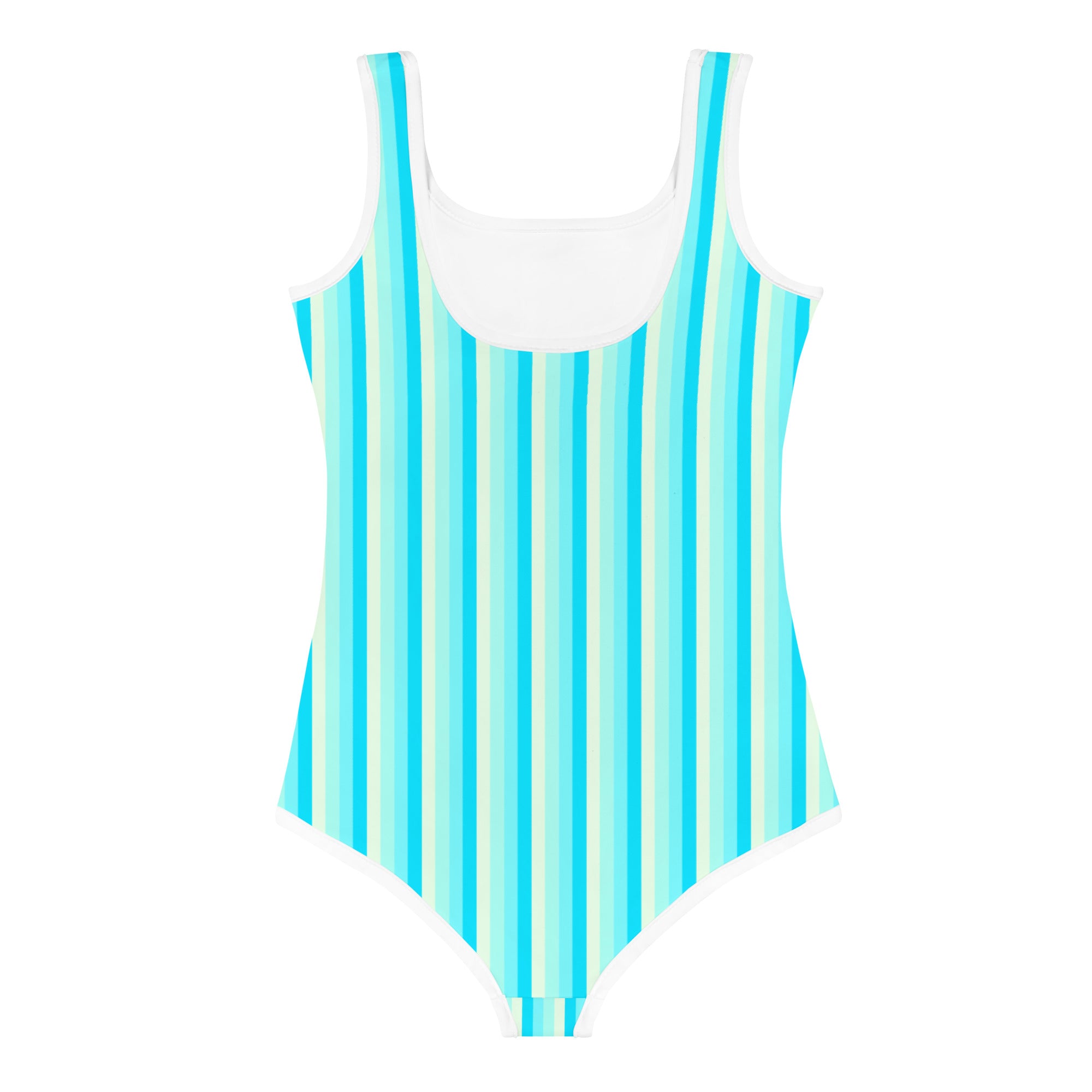 Colorful Striped Kids Swimsuit XII