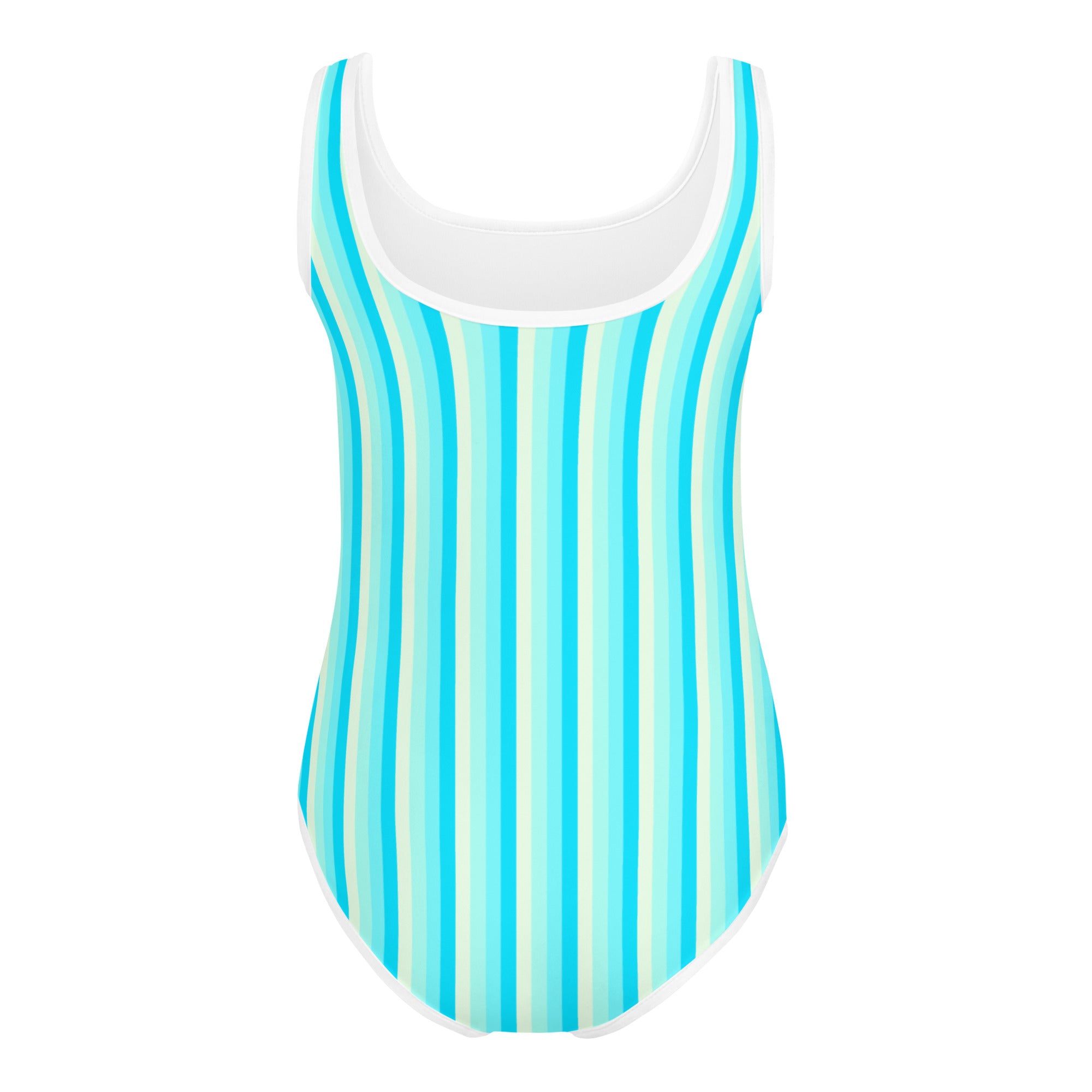 Colorful Striped Kids Swimsuit XII