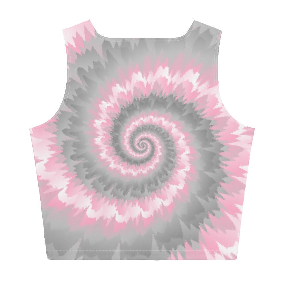 Crop Top Tie Dye Spiral Demigirl