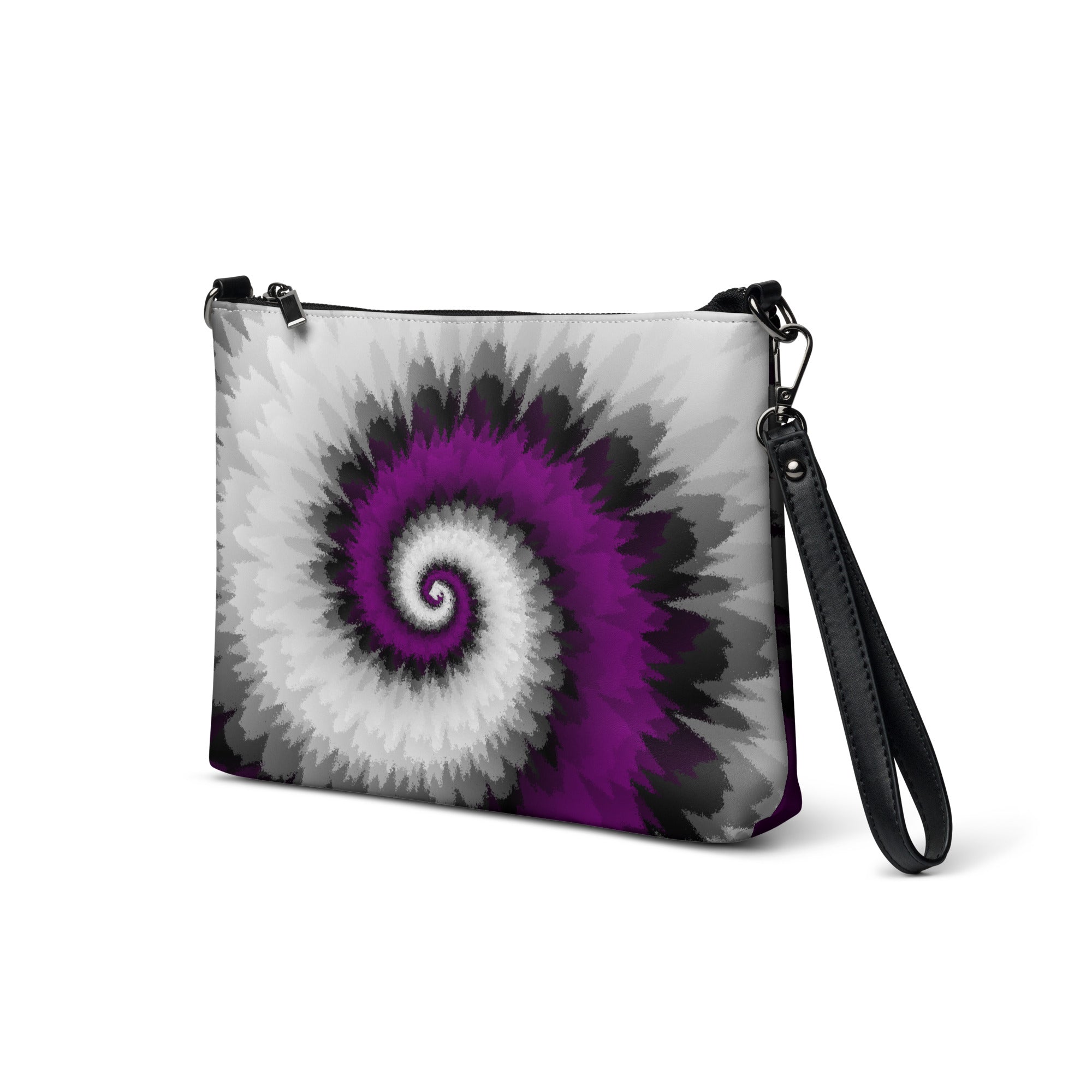 Crossbody bag Tie Dye Spiral Asexual