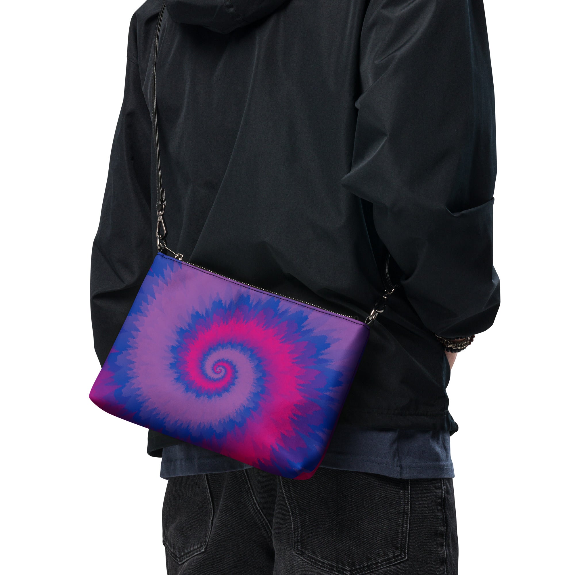 Crossbody bag Tie Dye Spiral Bisexual