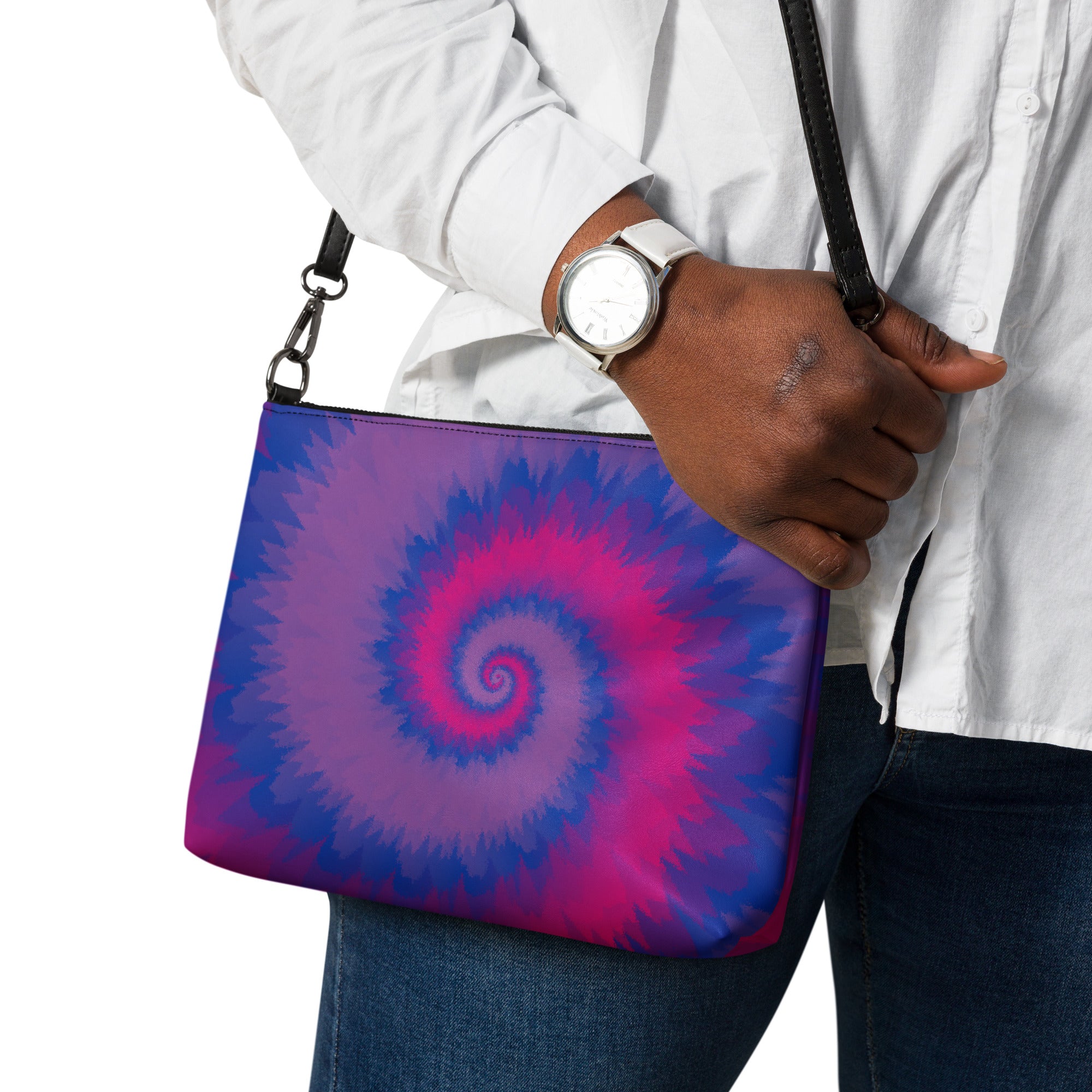 Crossbody bag Tie Dye Spiral Bisexual