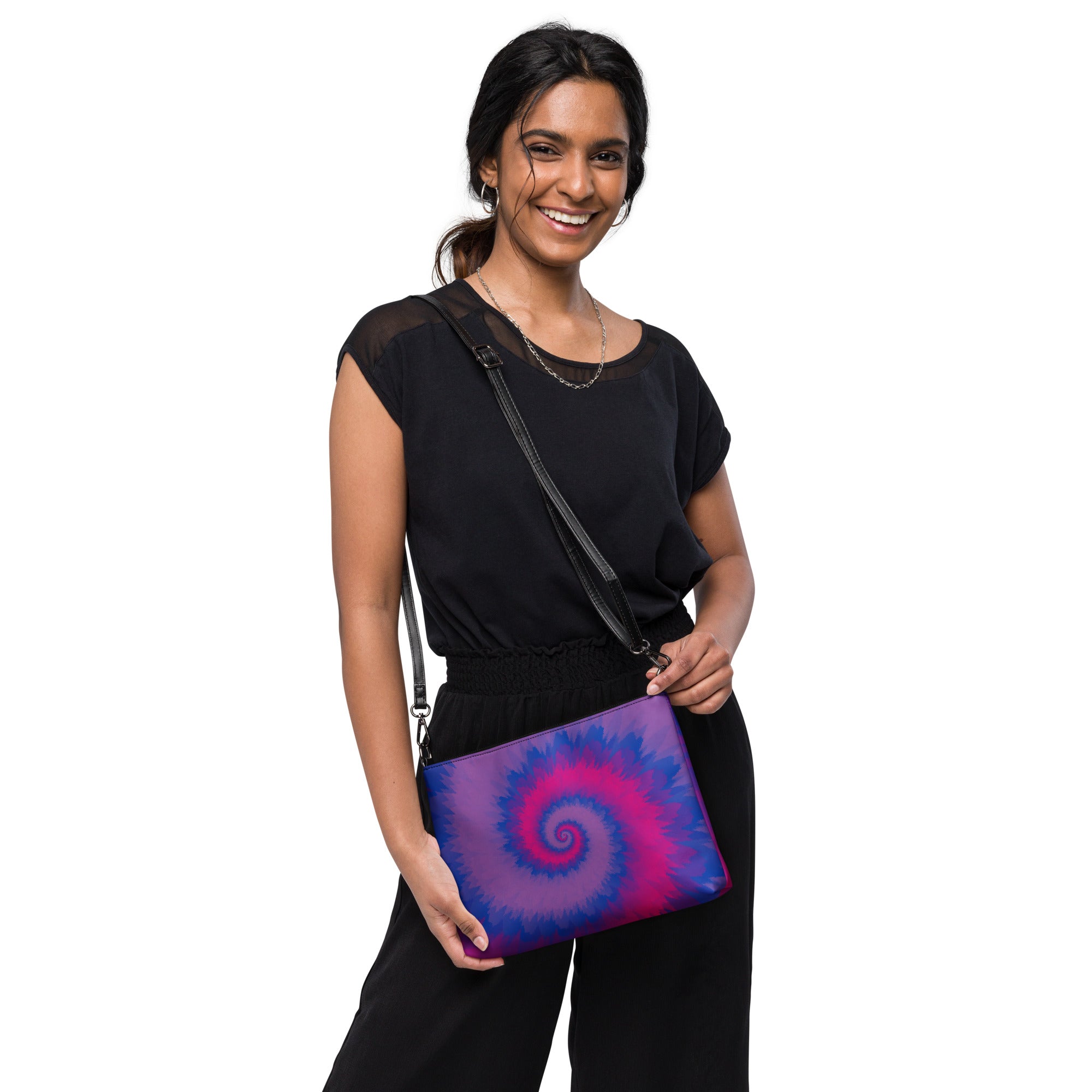 Crossbody bag Tie Dye Spiral Bisexual
